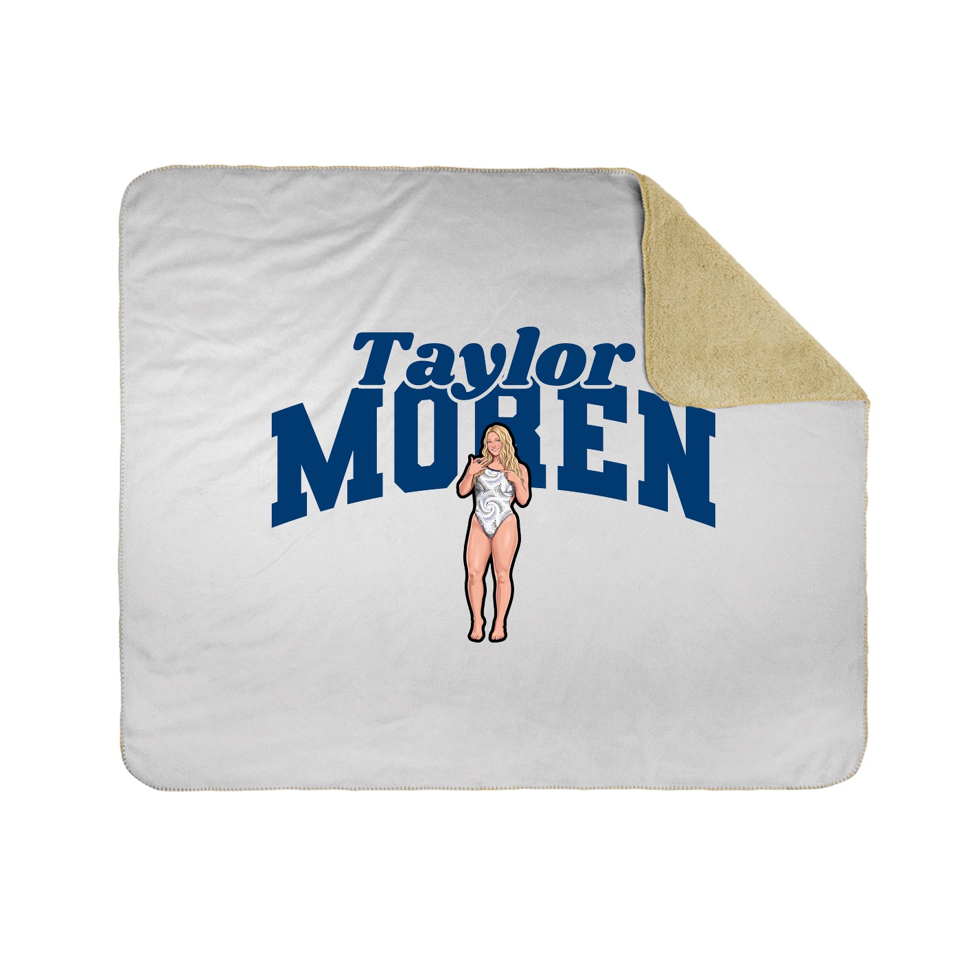 Throw Blanket — Signature Arch in White