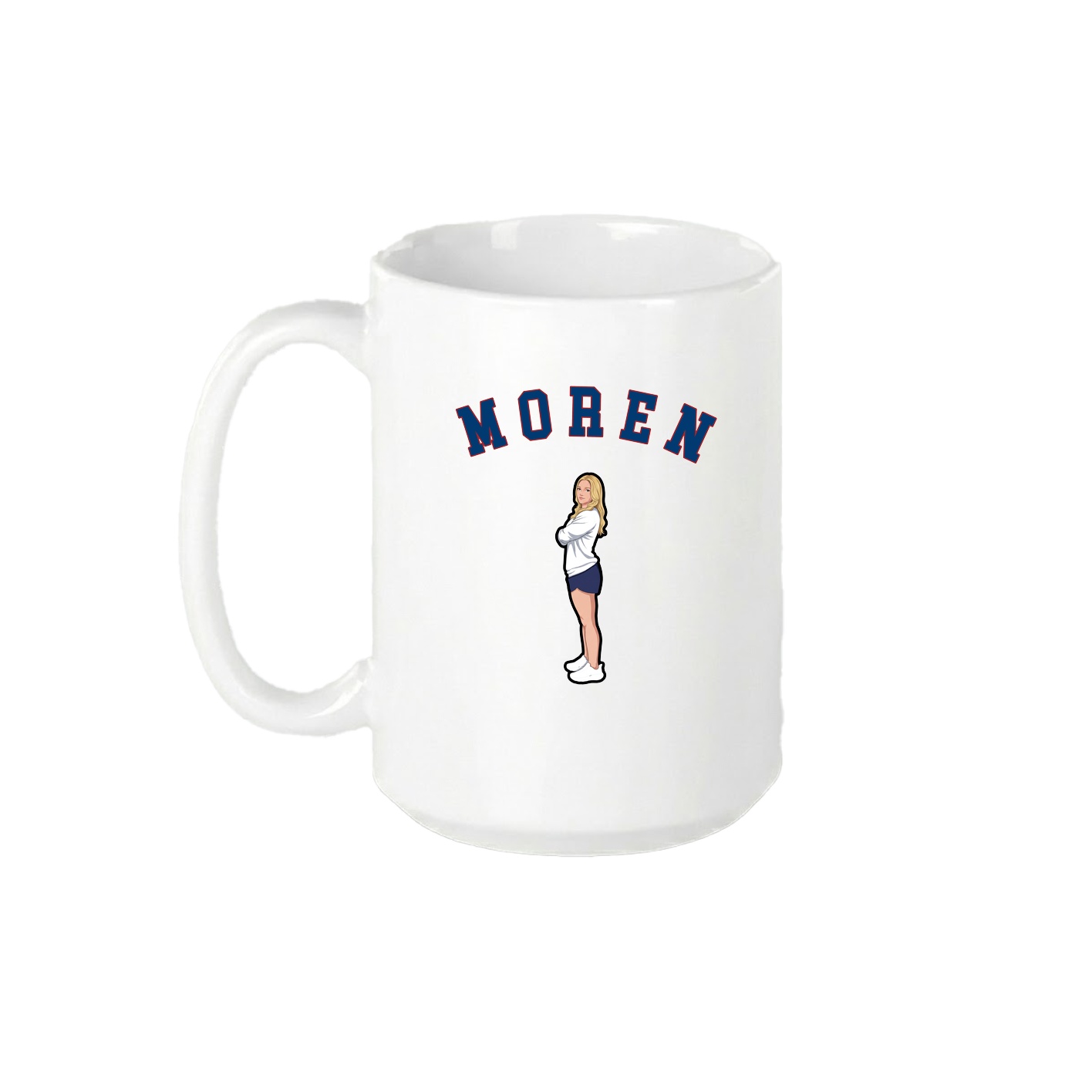 15oz Coffee Mug — Shirsey Arch in White