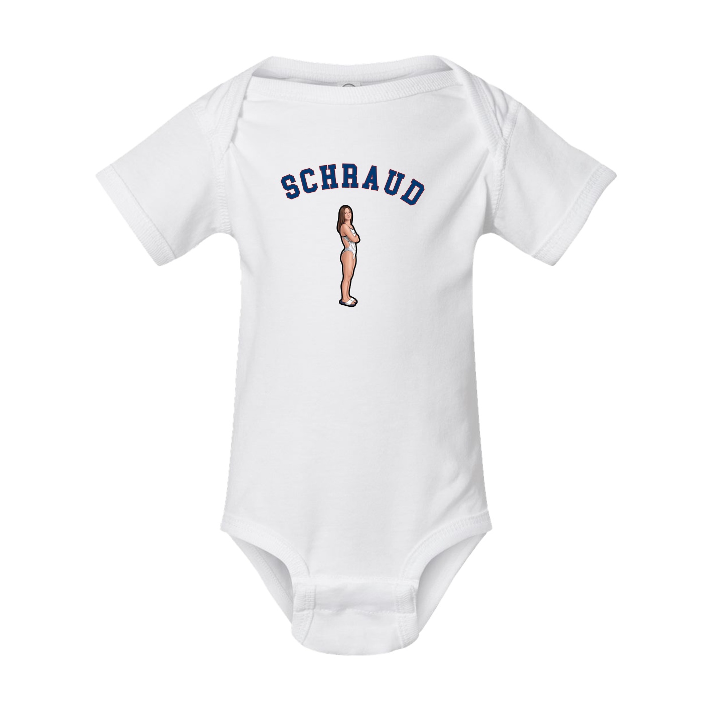 Baby Onesie — Shirsey Arch in White