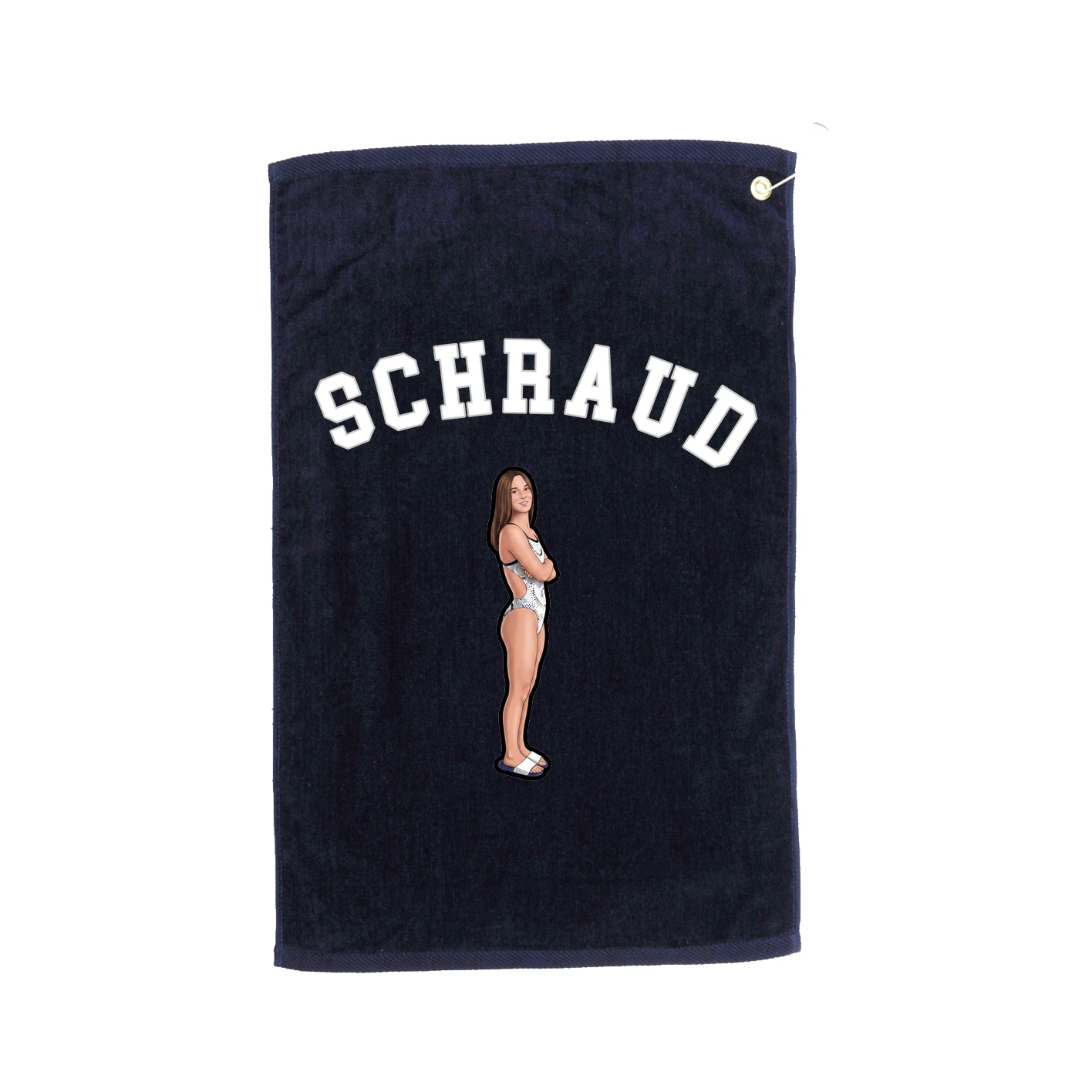 Golf Towel — Shirsey Arch in Navy