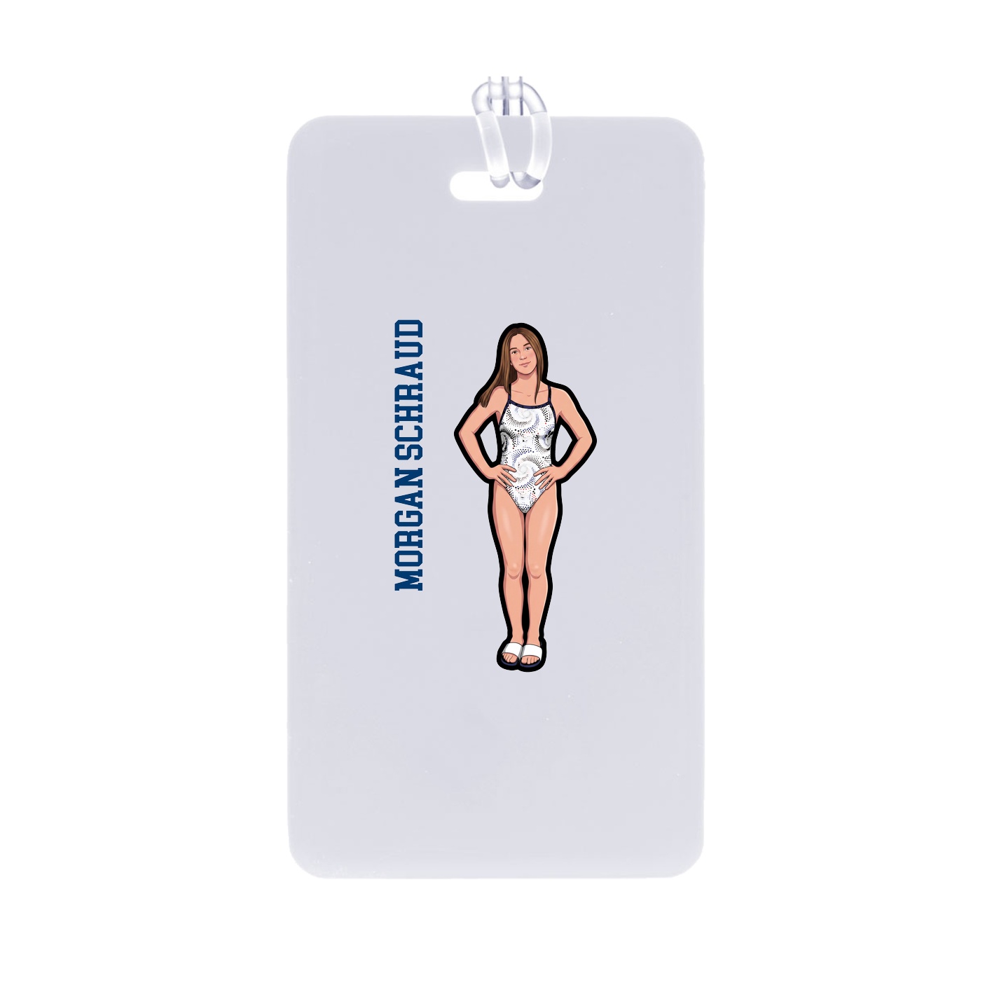 Bag Tag — Name Vertical in Classic