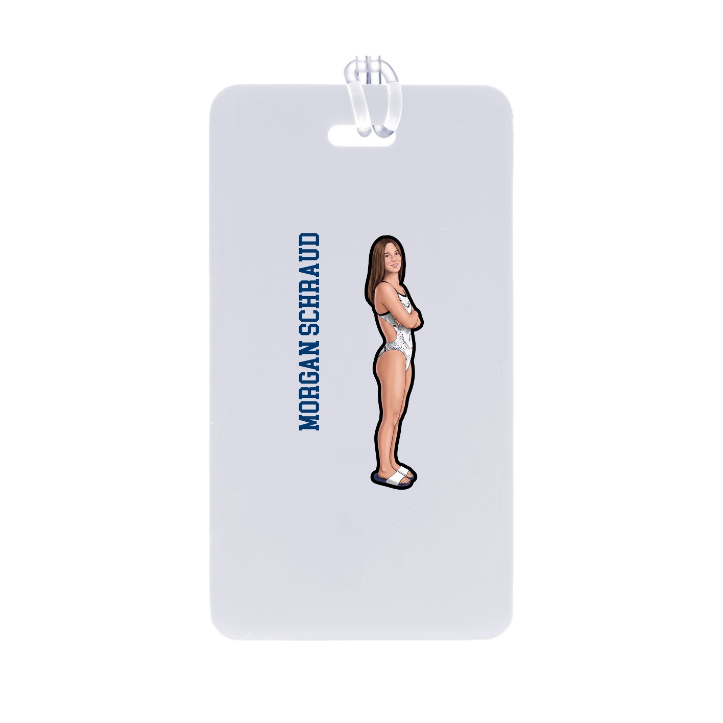 Bag Tag — Name Vertical in Classic