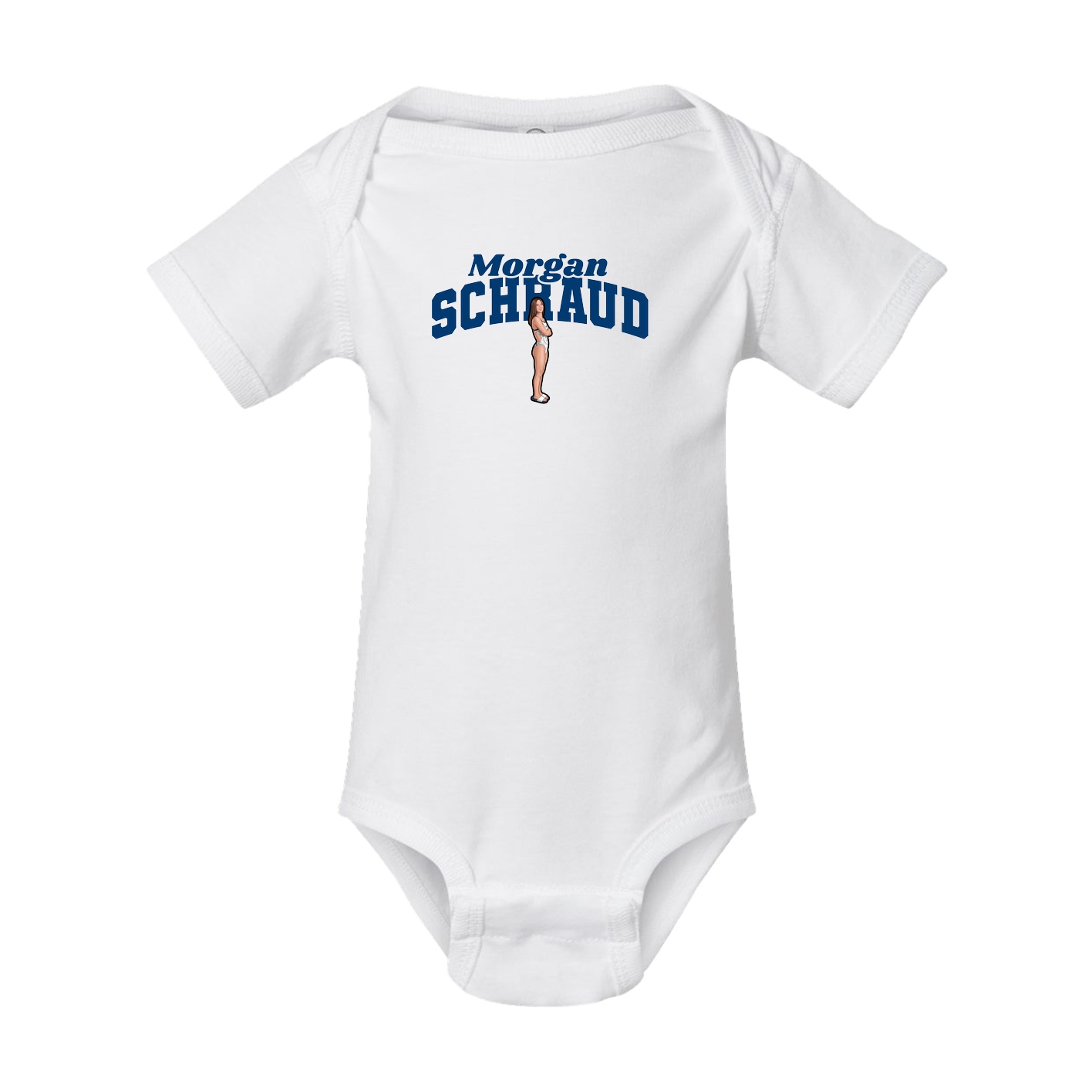 Baby Onesie — Signature Arch in White