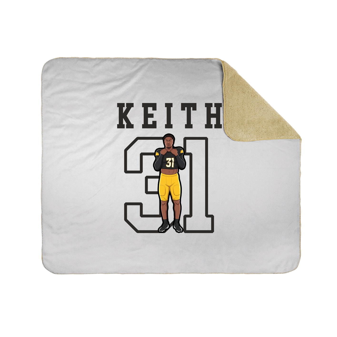 Throw Blanket — Shirsey in White