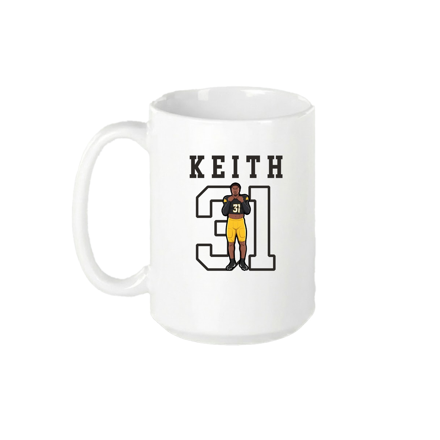 15oz Coffee Mug — Shirsey in White