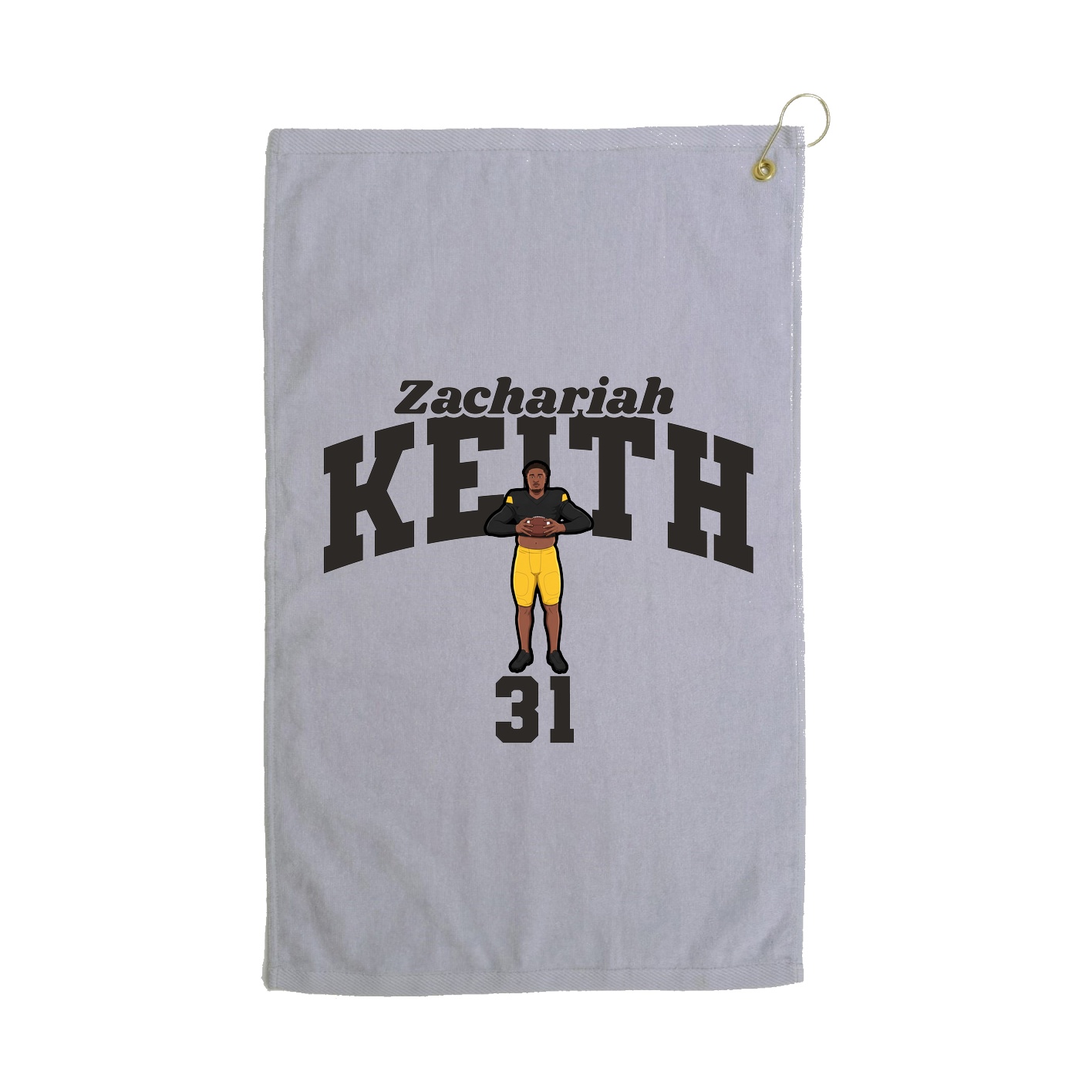 Golf Towel — Signature Arch in Grey