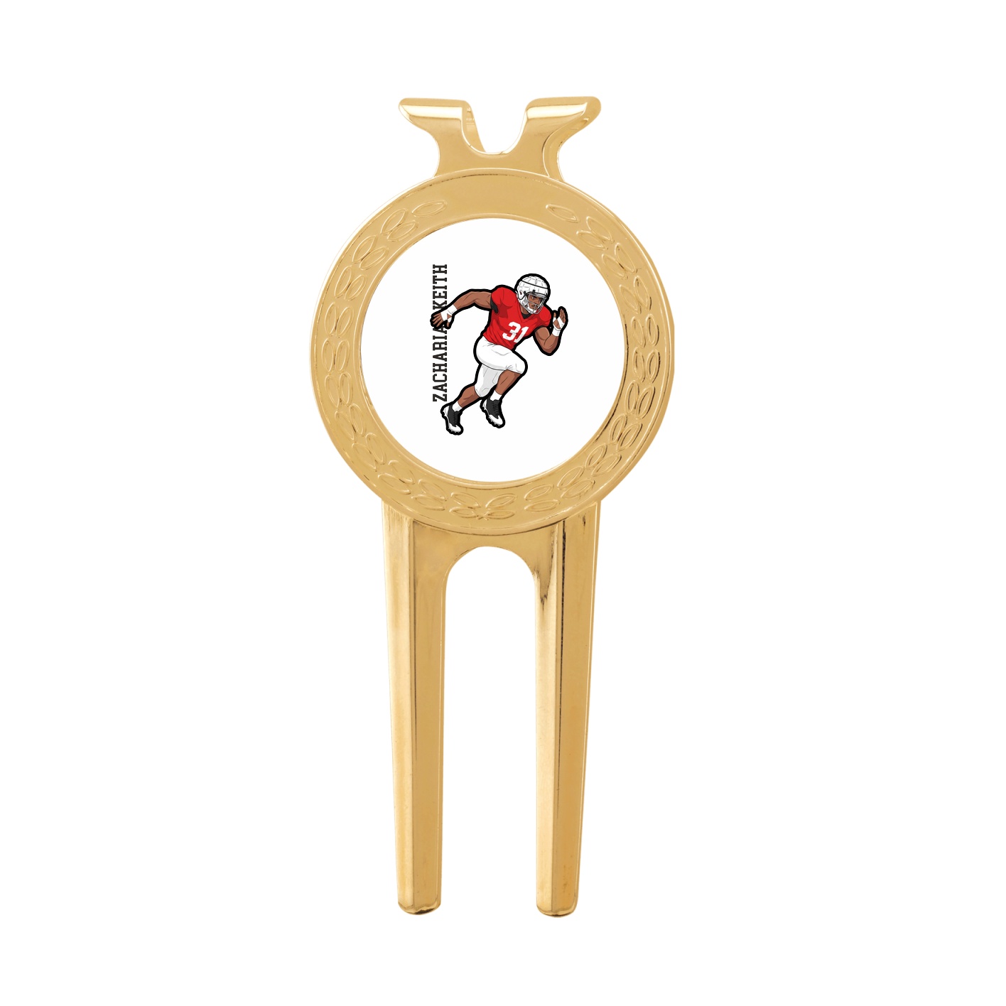 Divot Tool with Ball Marker — Name Vertical in Classic