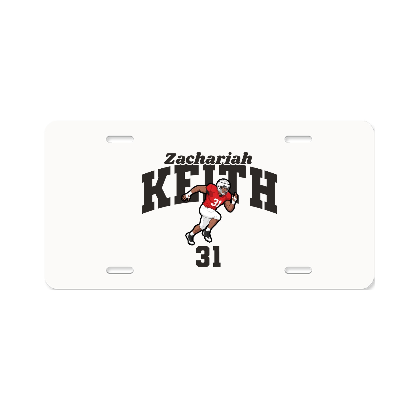 License Plate — Signature Arch in Classic