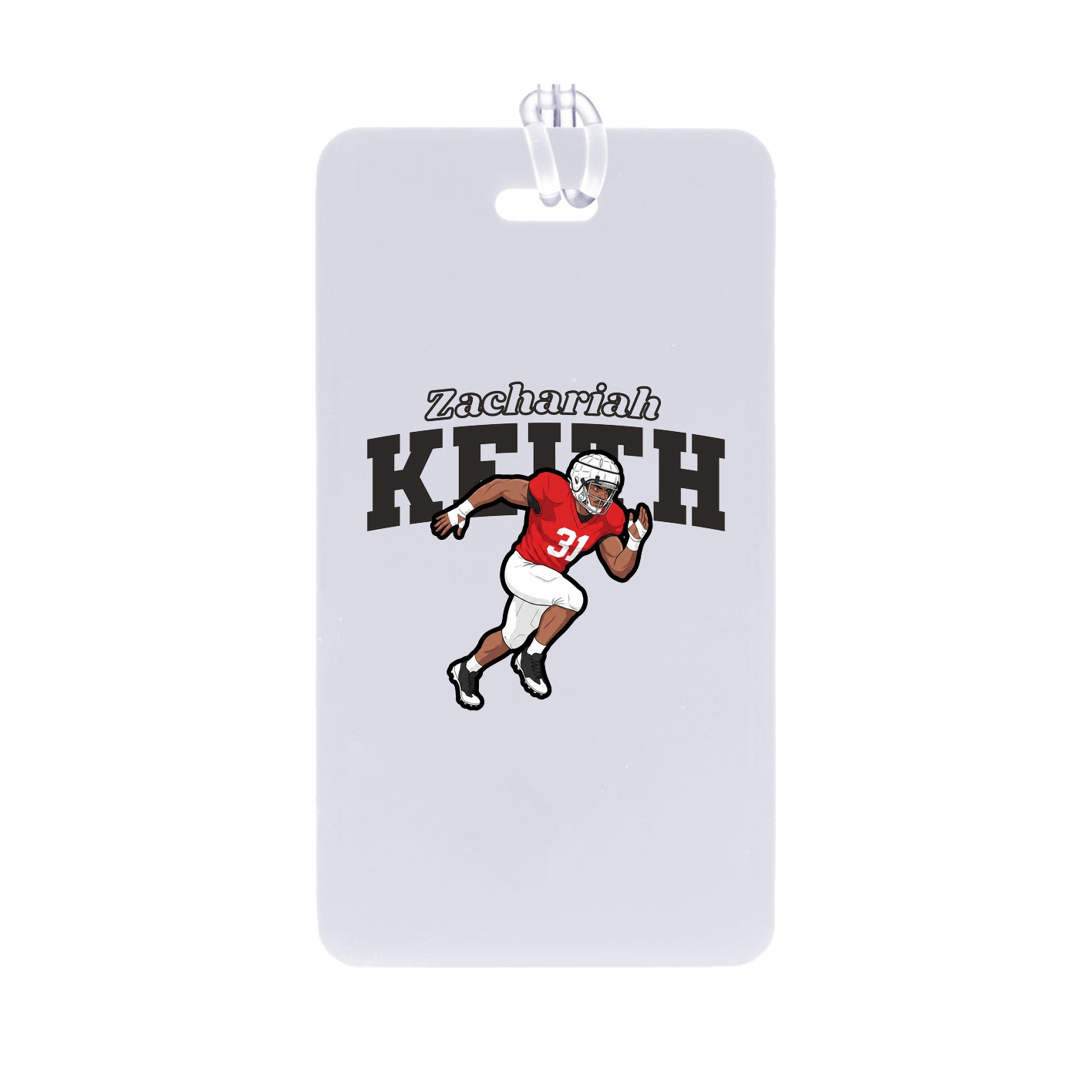 Bag Tag — Name Arch in Classic