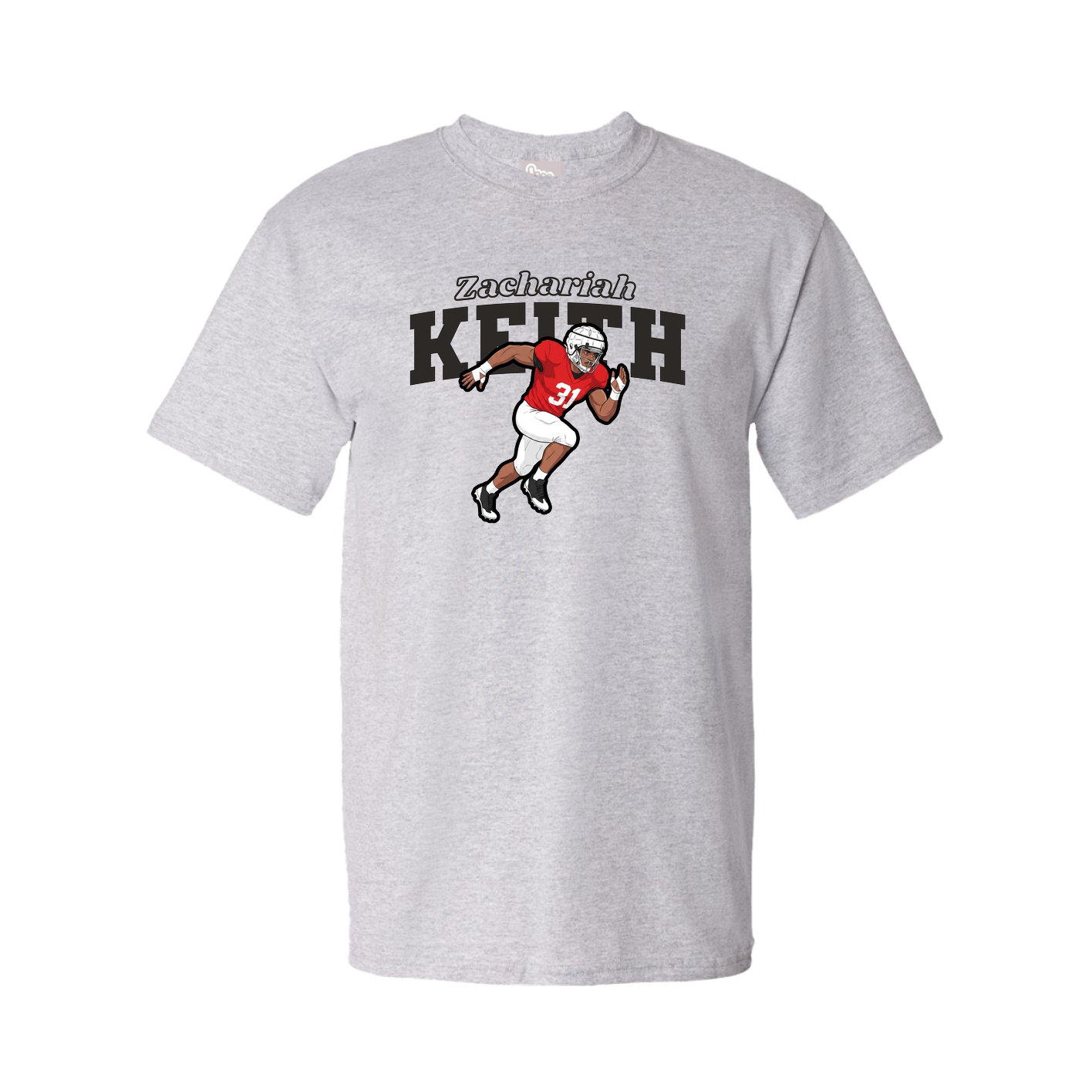 Tee — Name Arch in Grey