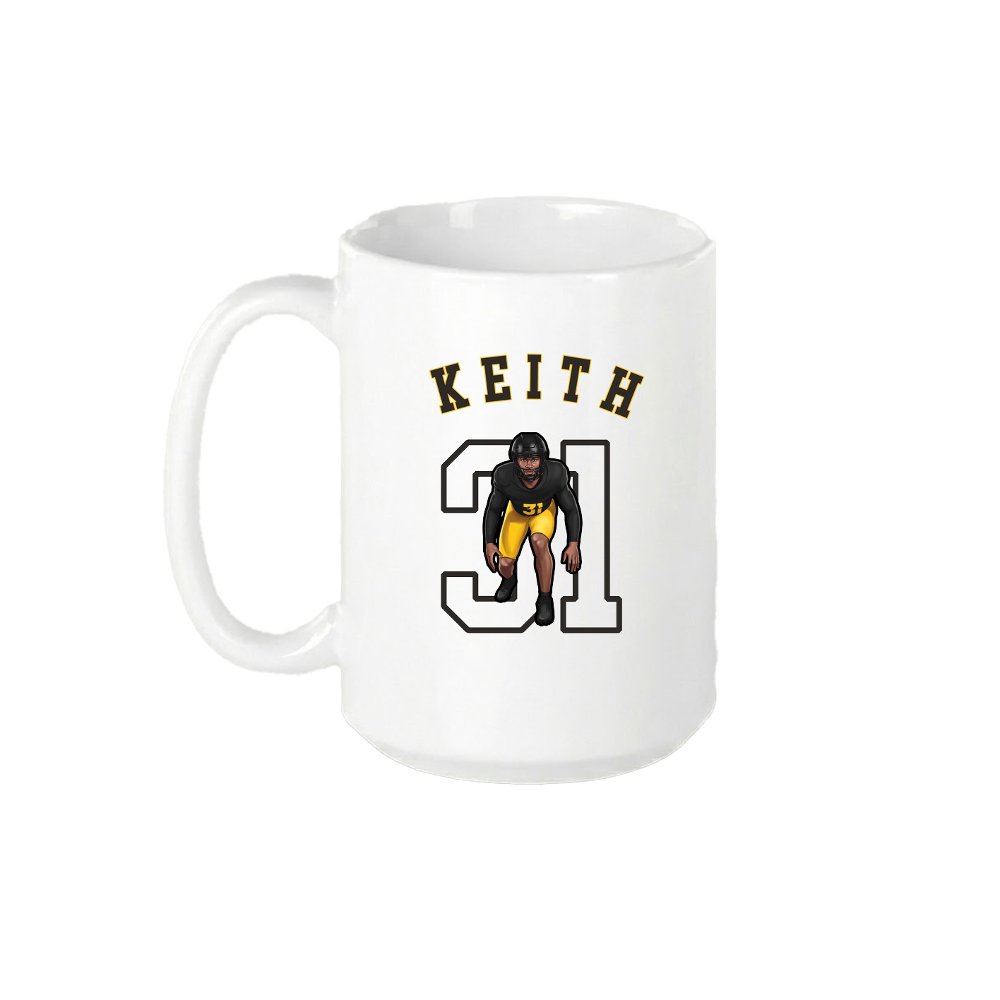 15oz Coffee Mug — Shirsey Arch in White
