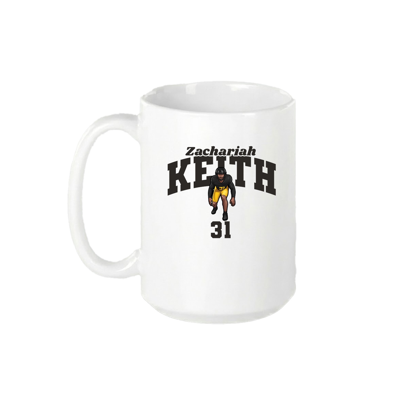 15oz Coffee Mug — Signature Arch in White