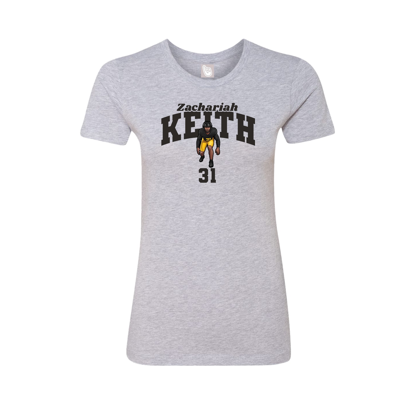 Womens Tee — Signature Arch in Grey