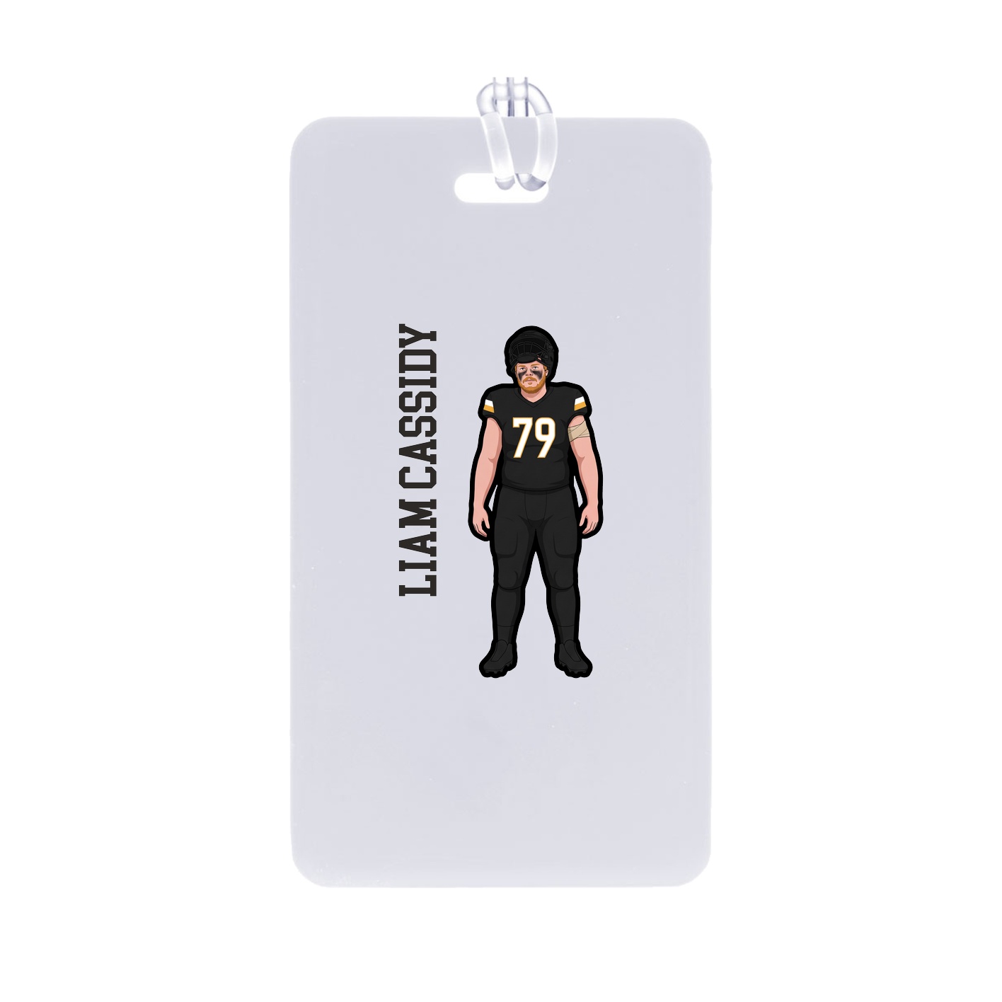 Bag Tag — Name Vertical in Classic