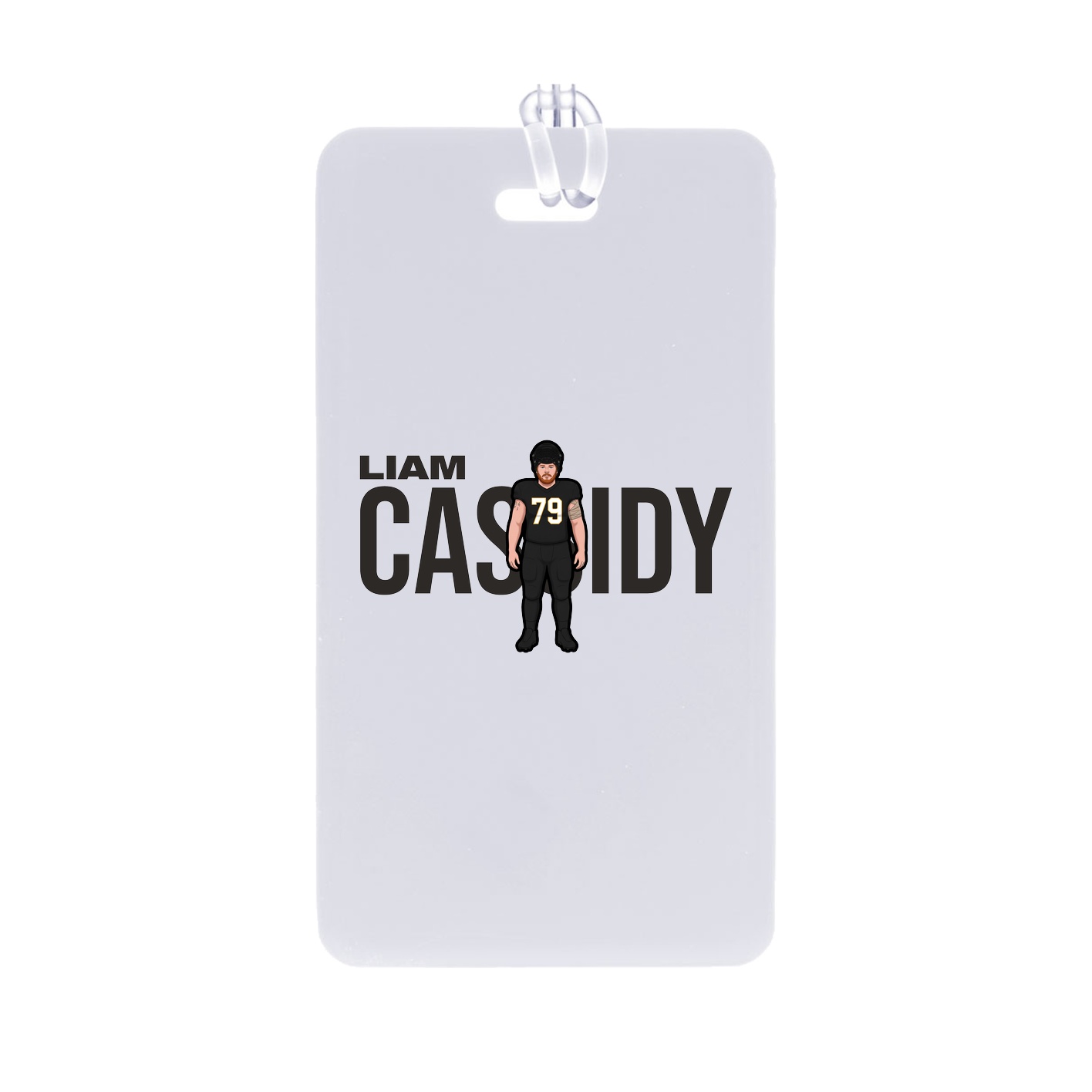 Bag Tag — Player Name in Classic