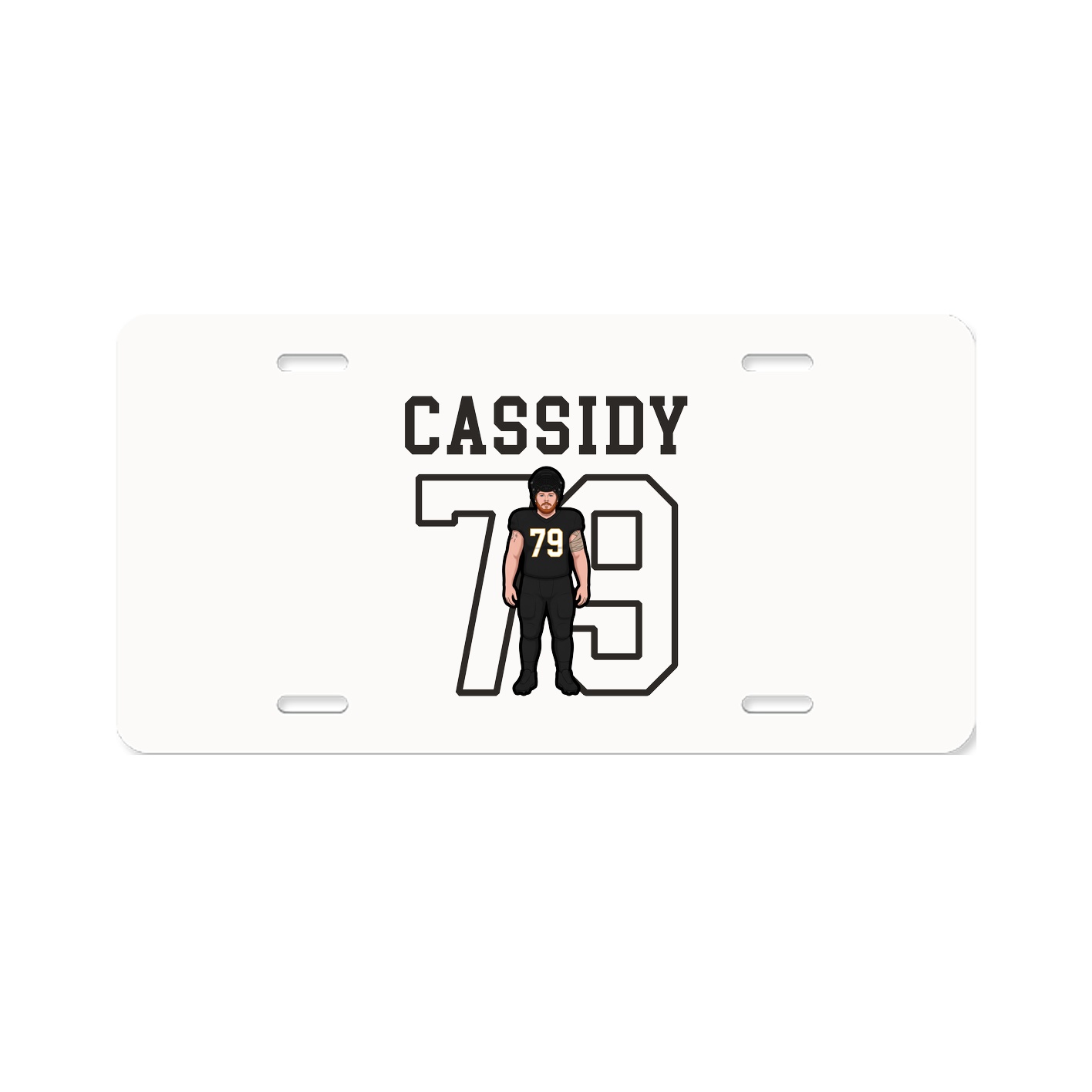 License Plate — Shirsey in Classic