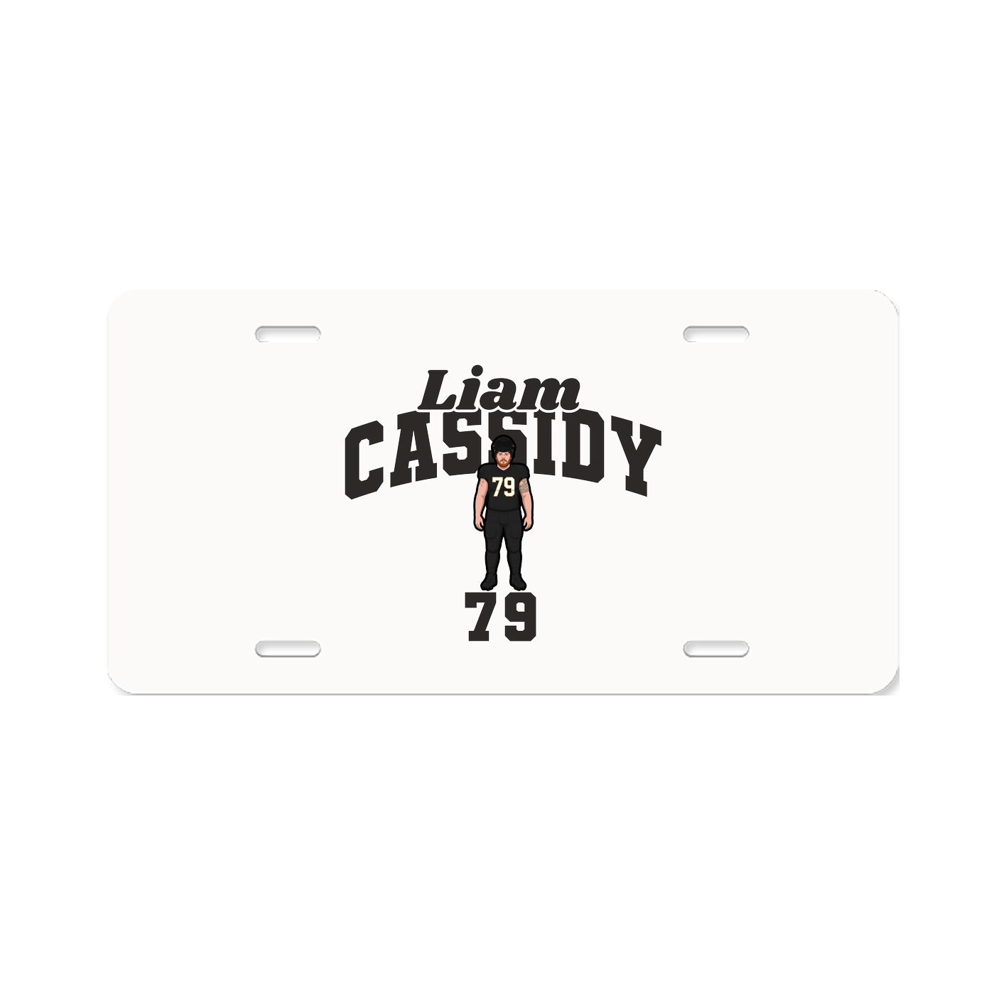 License Plate — Signature Arch in Classic