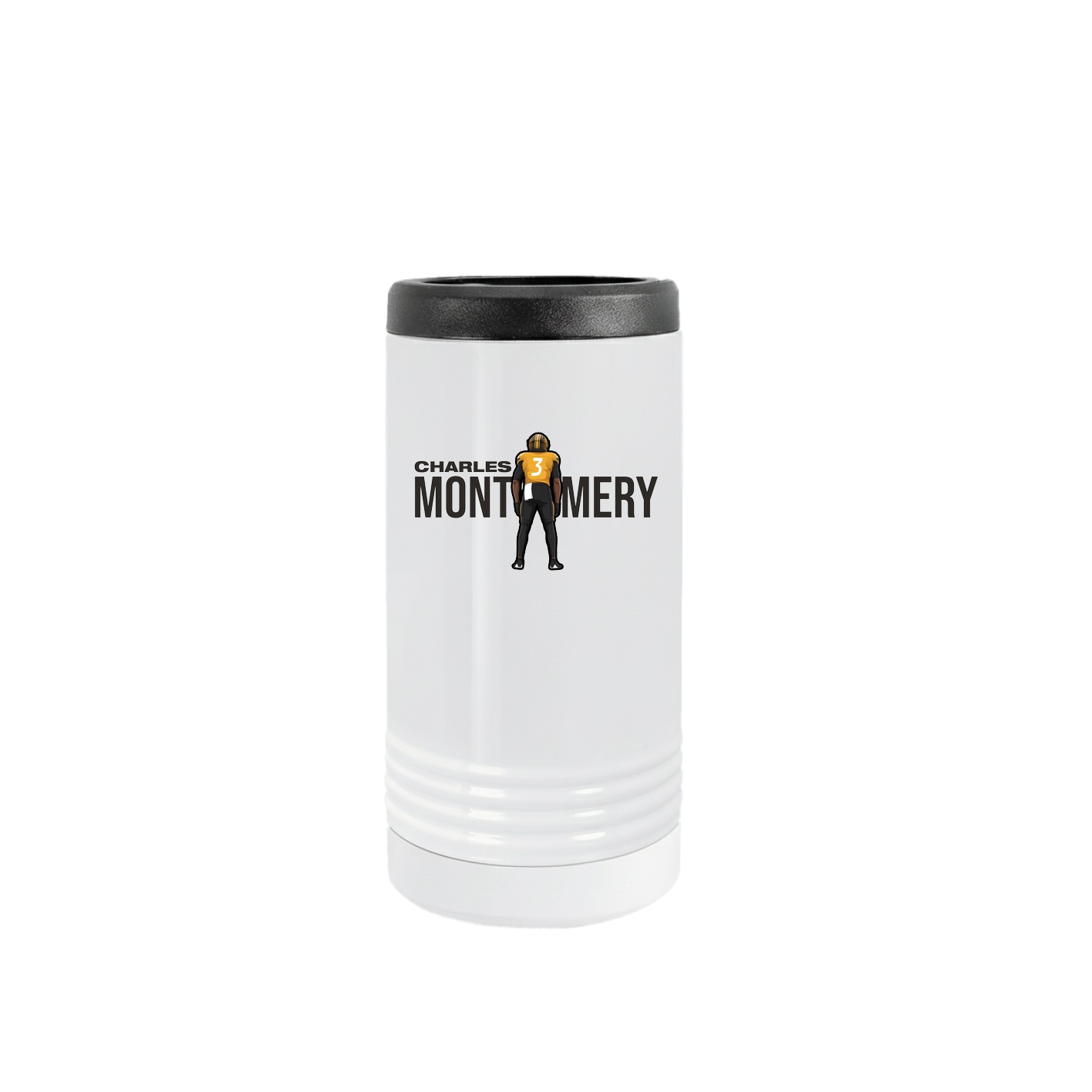 Slim Beverage Holder — Player Name in White
