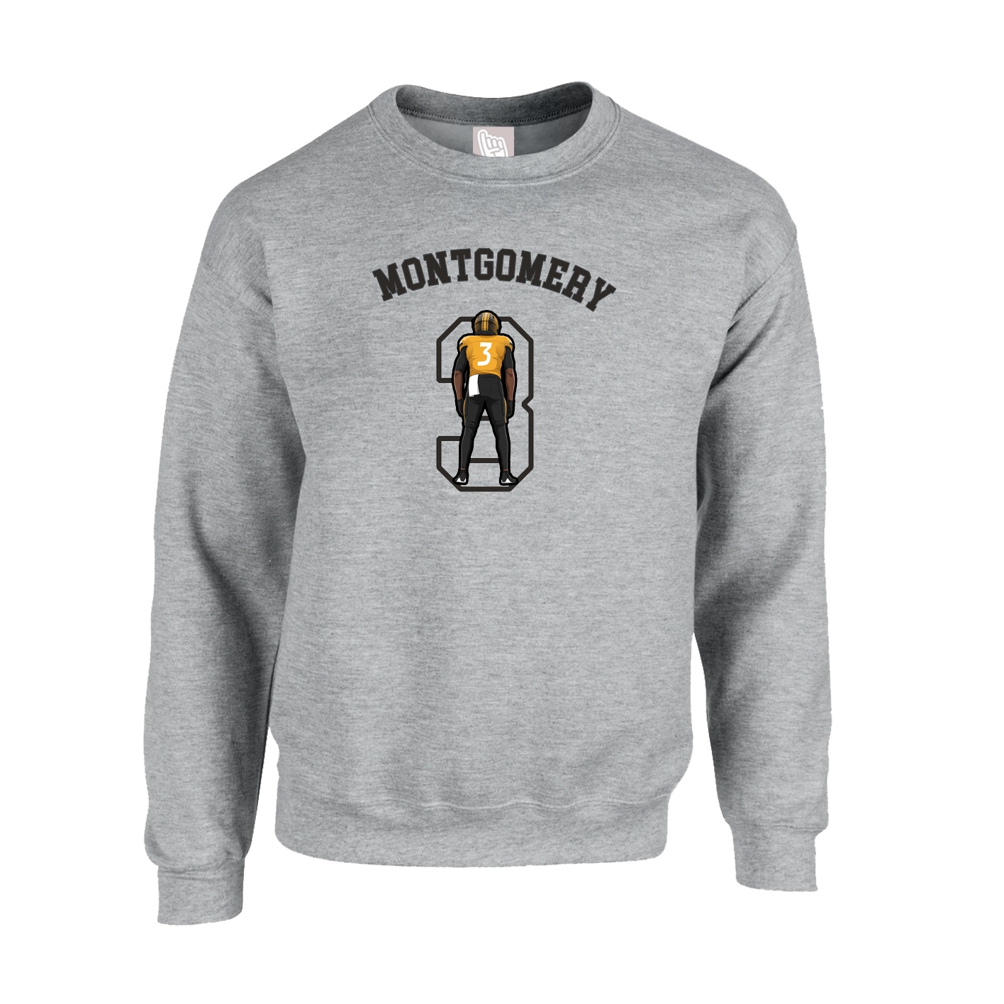 Fleece Crew — Shirsey Arch in Grey