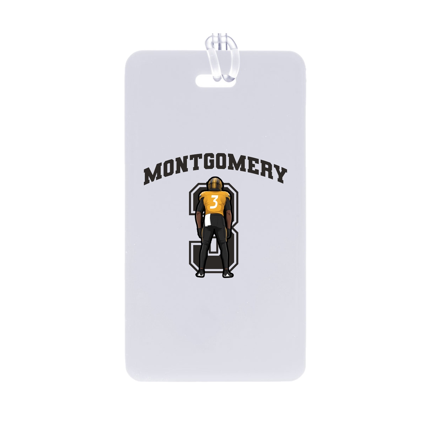 Bag Tag — Number in Classic