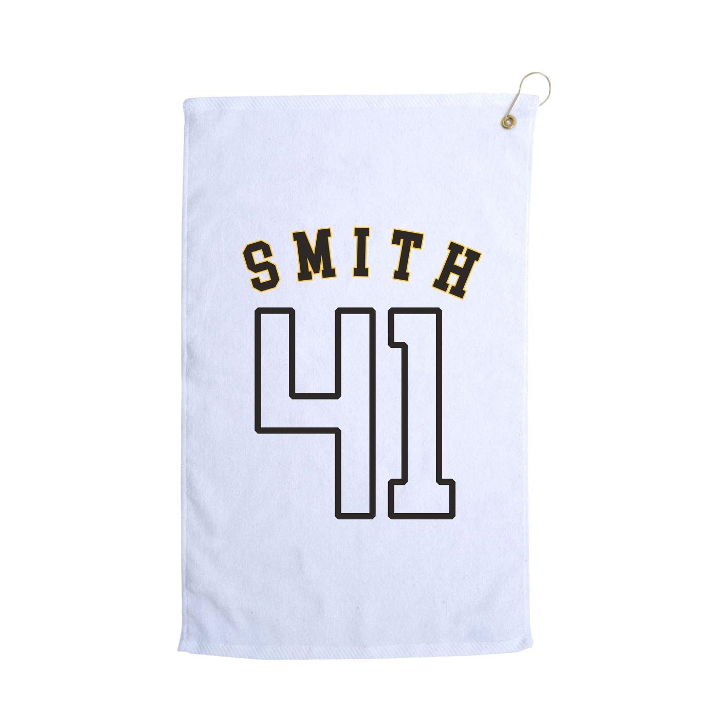 Golf Towel — Shirsey Arch in White