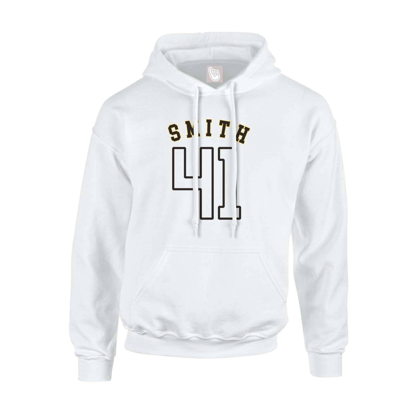 Hoodie — Shirsey Arch in White
