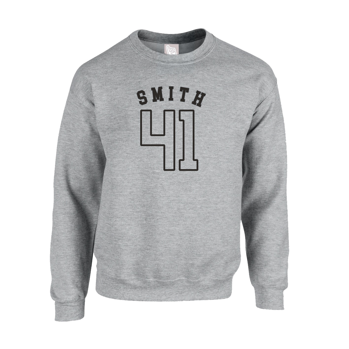 Fleece Crew — Shirsey Arch in Grey