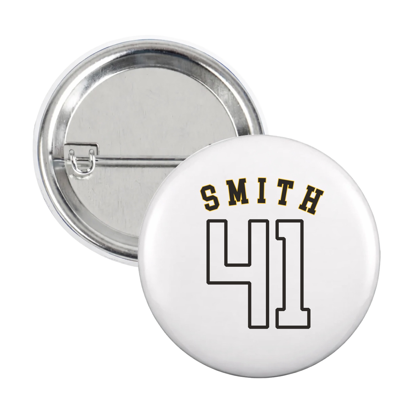 Game Day Button — Shirsey Arch in White
