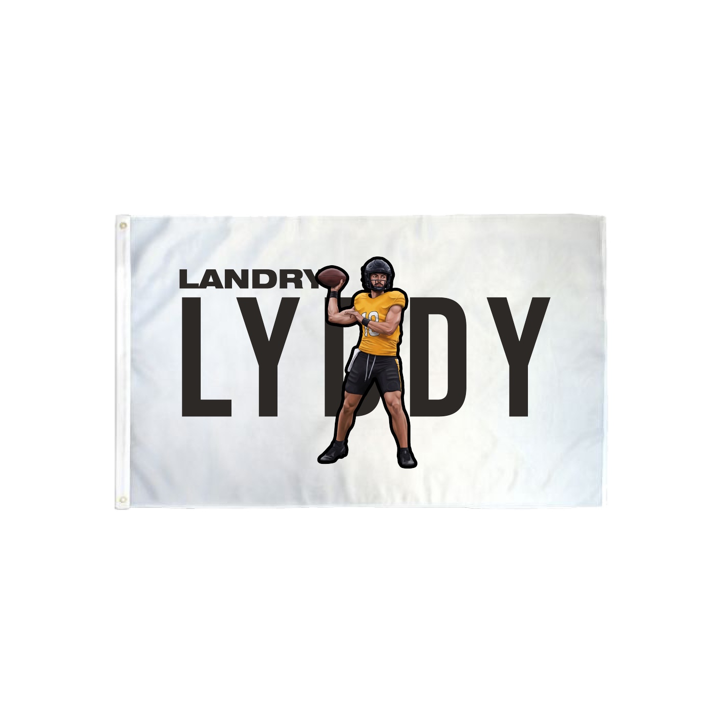 3x5 Flag — Player Name in Classic