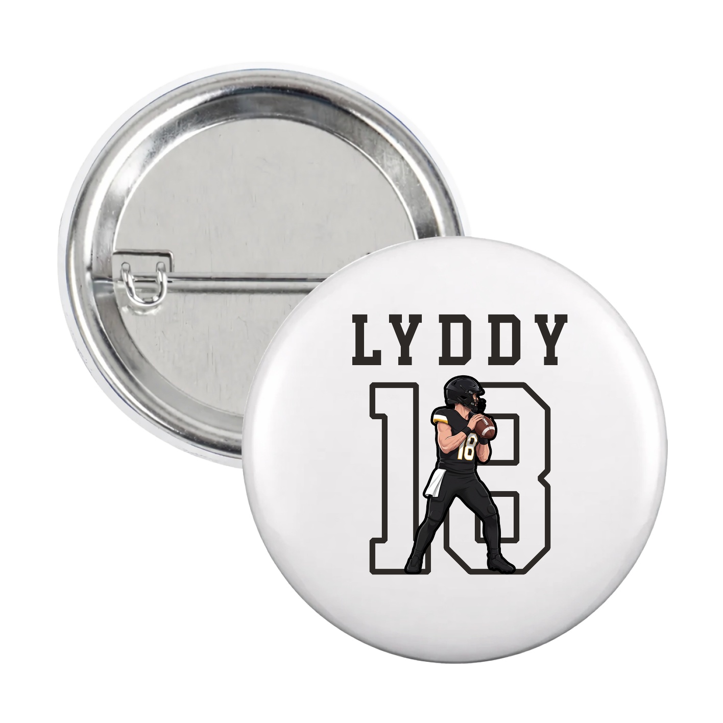 Game Day Button — Shirsey in White