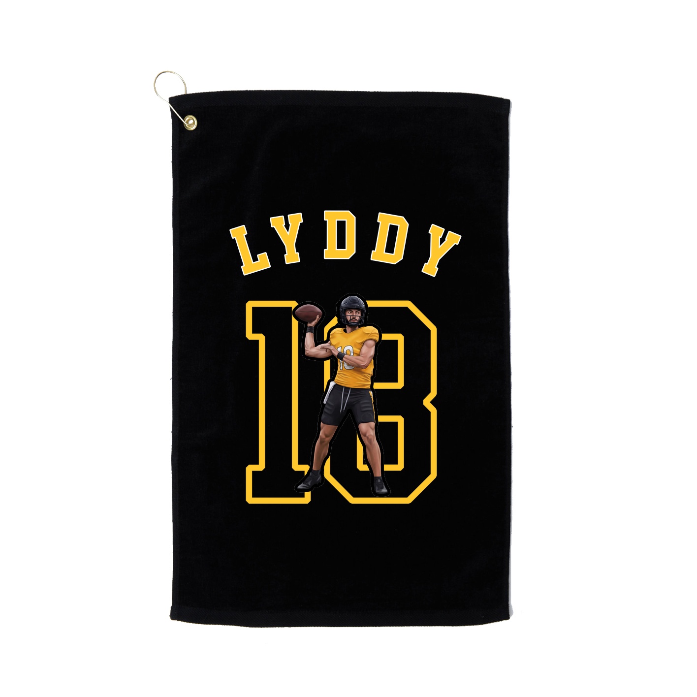 Golf Towel — Shirsey Arch in Black