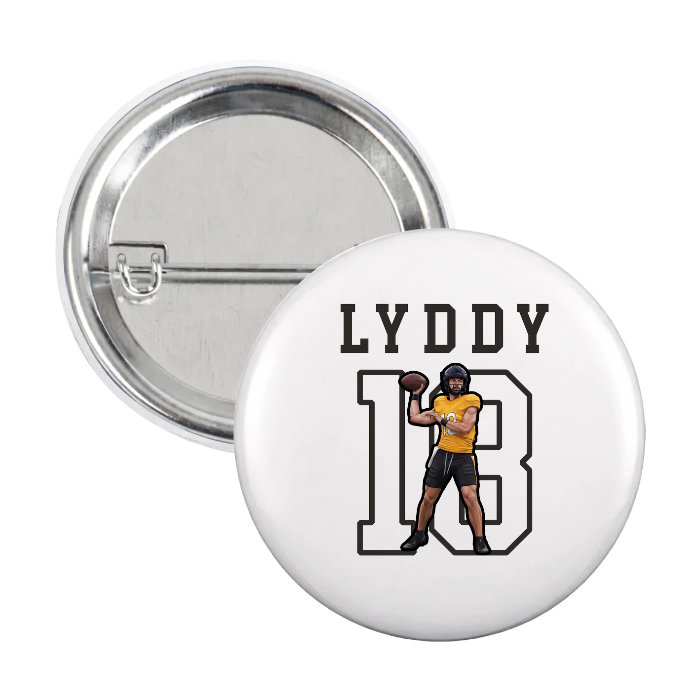 Game Day Button — Shirsey in White