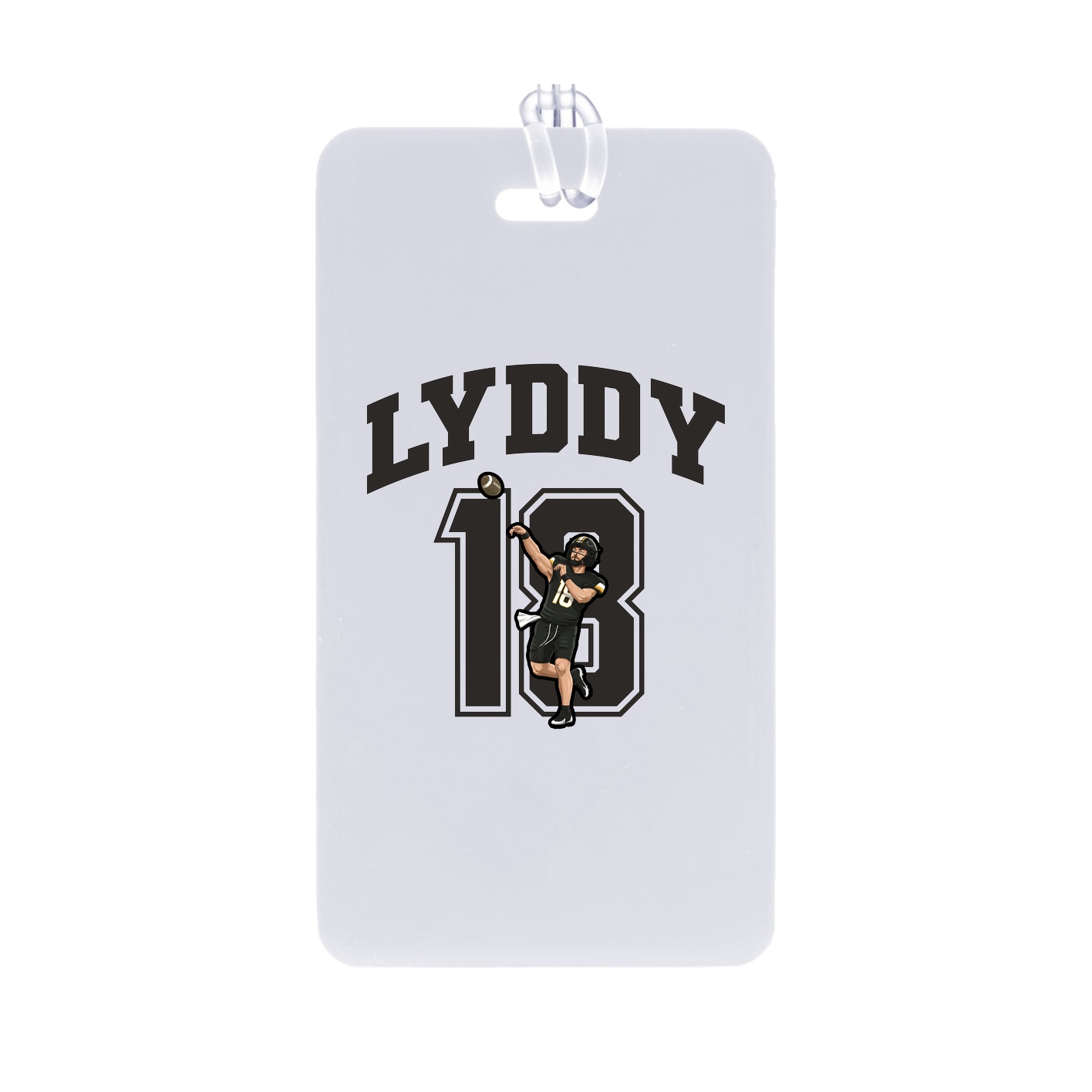 Bag Tag — Number in Classic