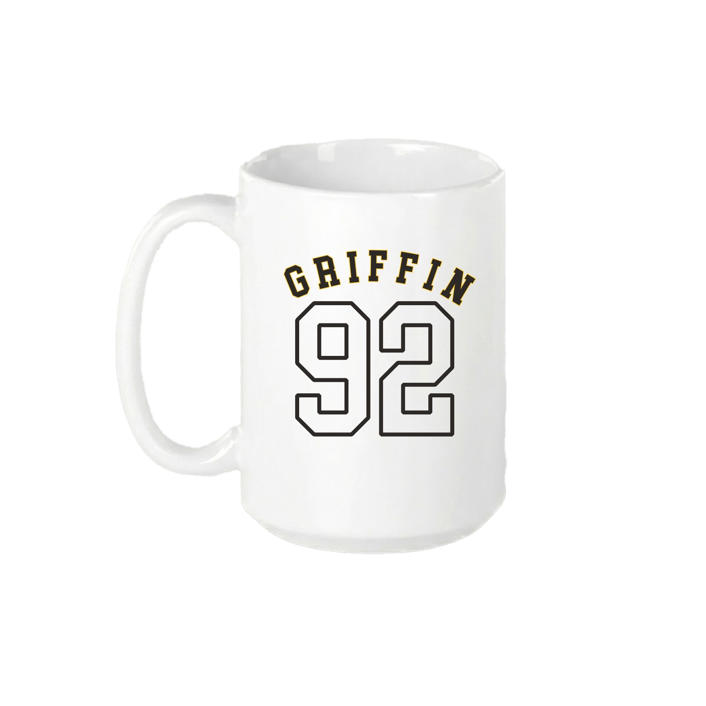 15oz Coffee Mug — Shirsey Arch in White