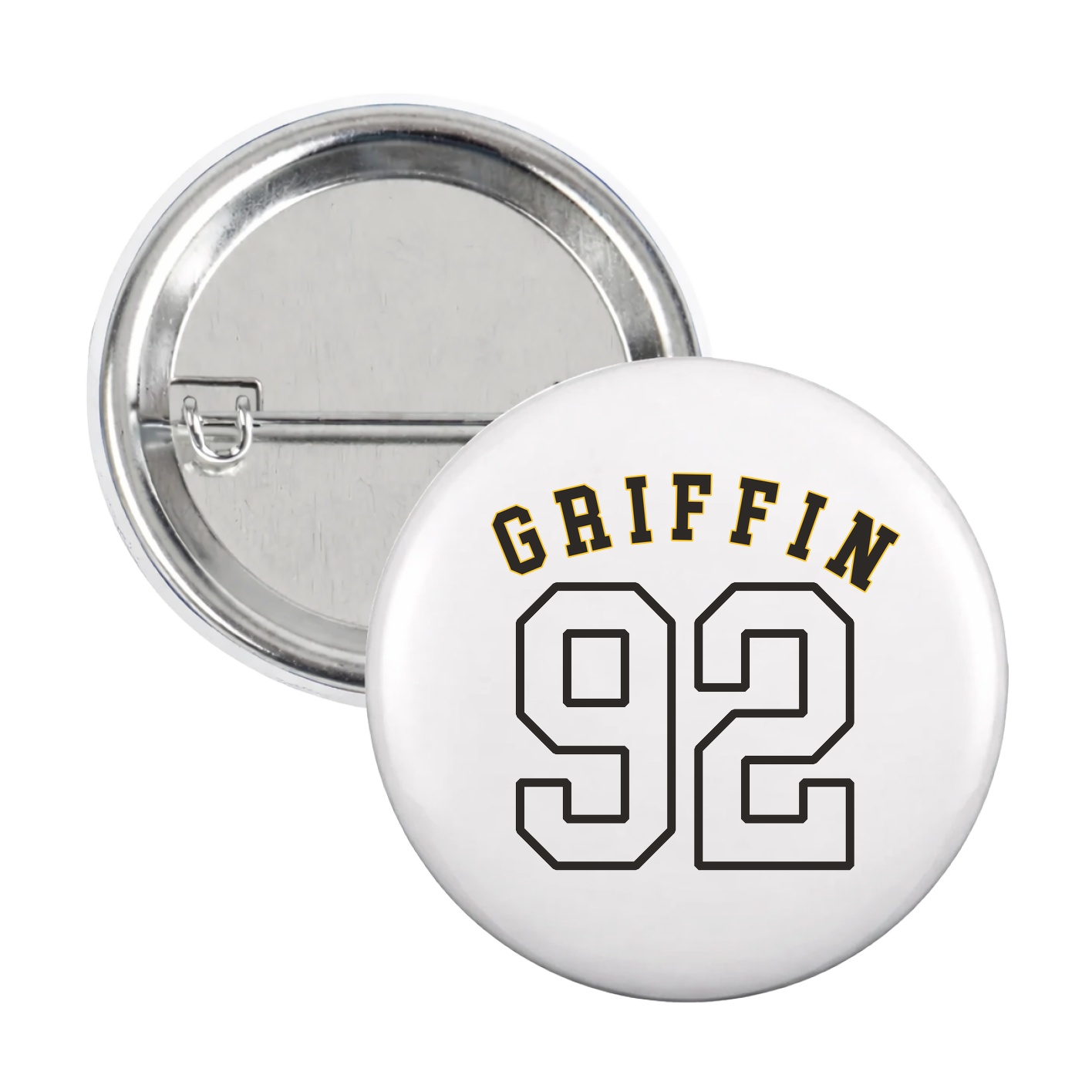 Game Day Button — Shirsey Arch in White