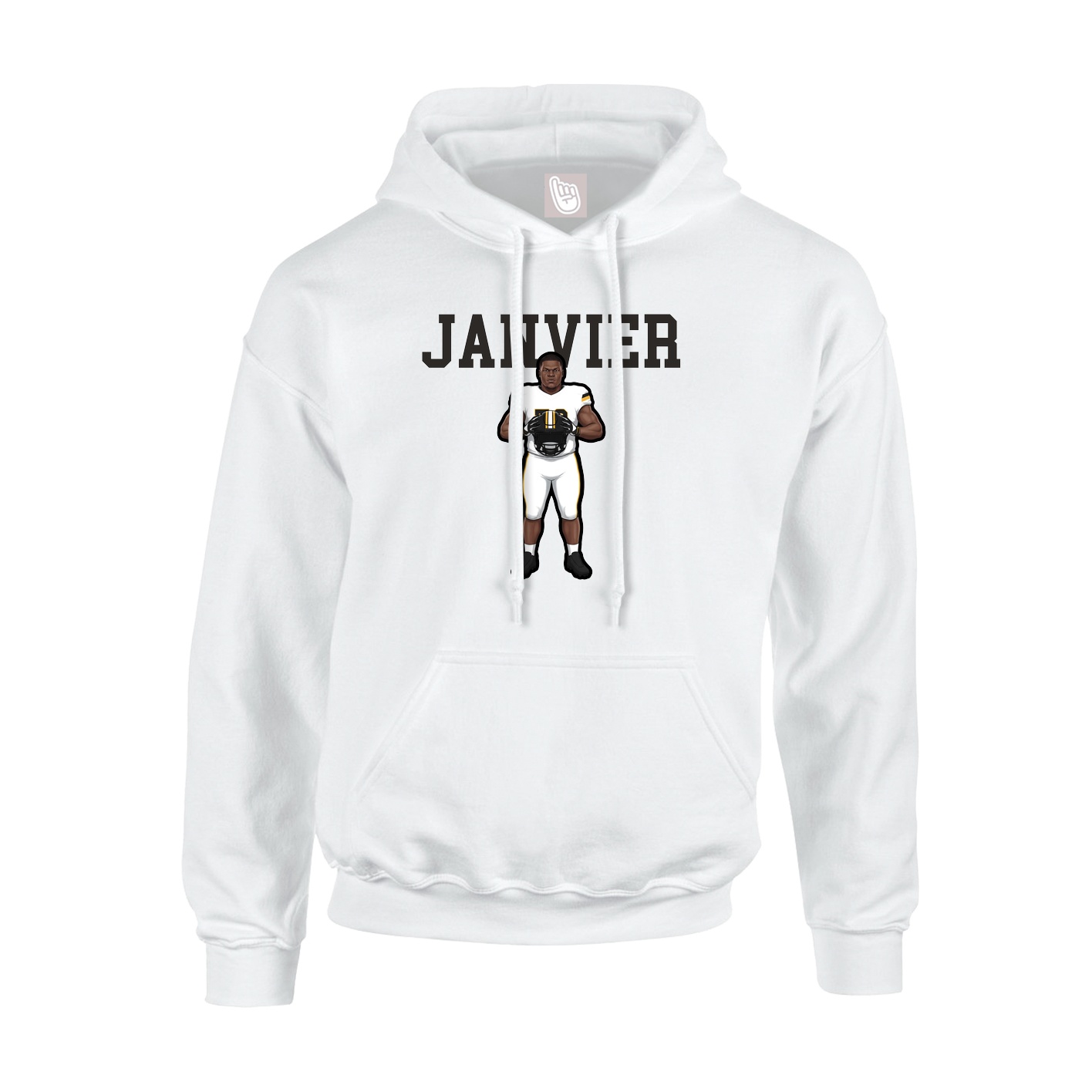 Hoodie — Shirsey in White