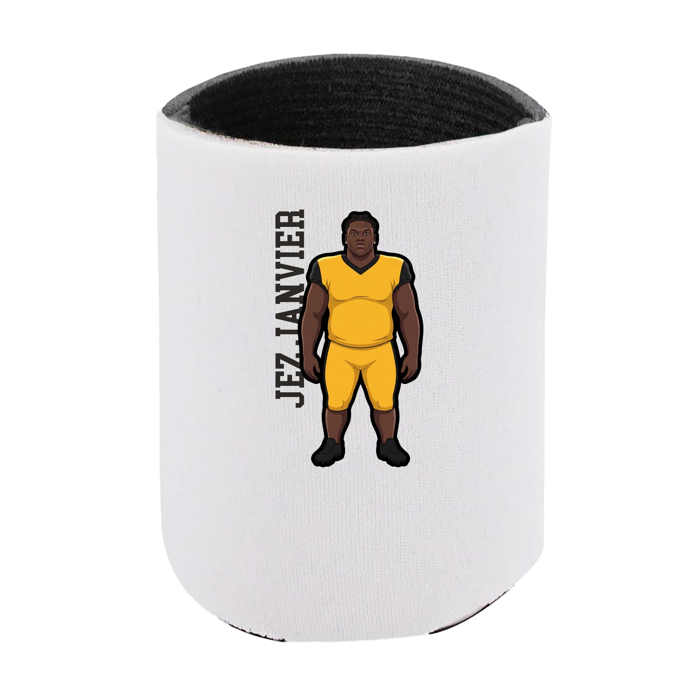 Can Holder — Name Vertical in White