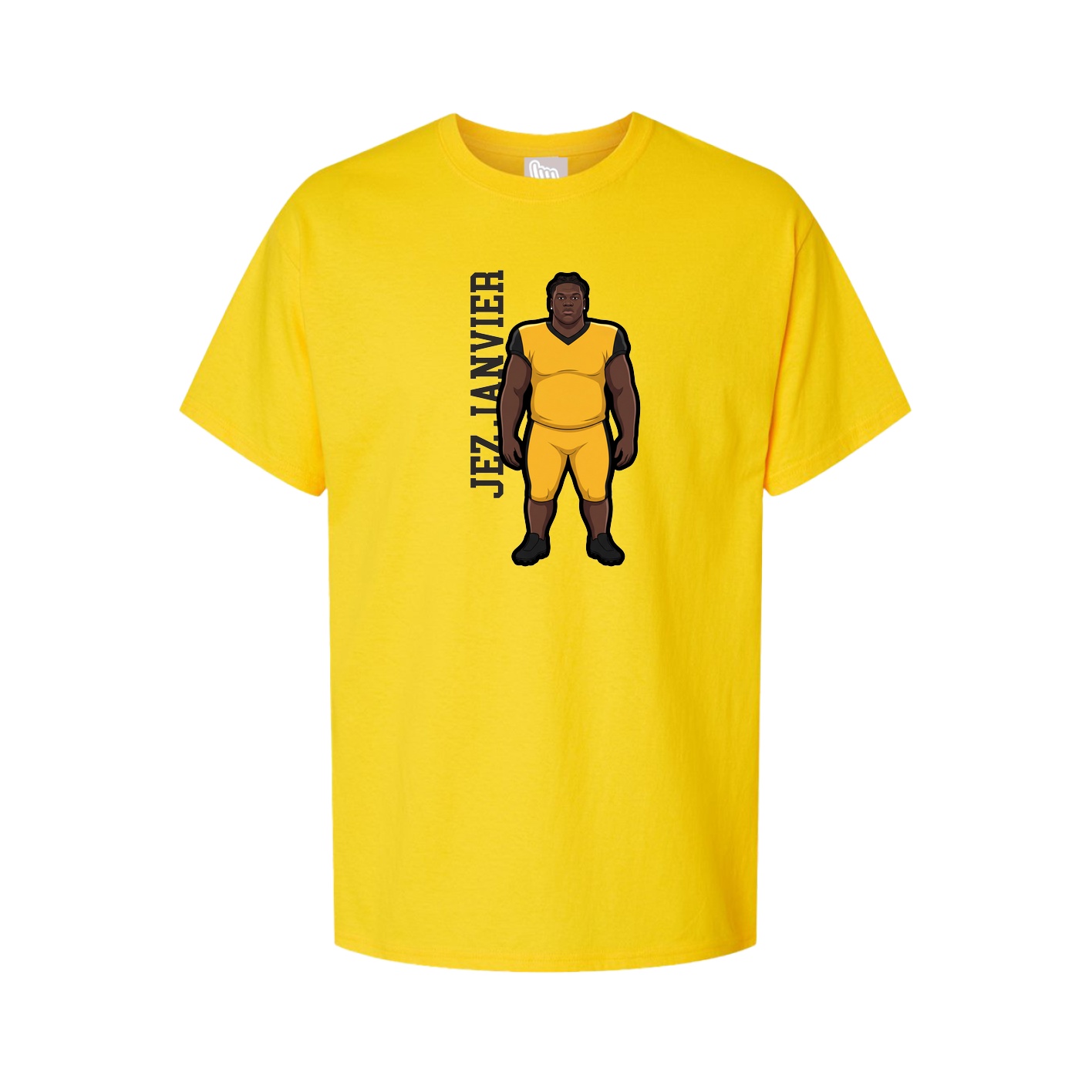 Tee — Name Vertical in Gold