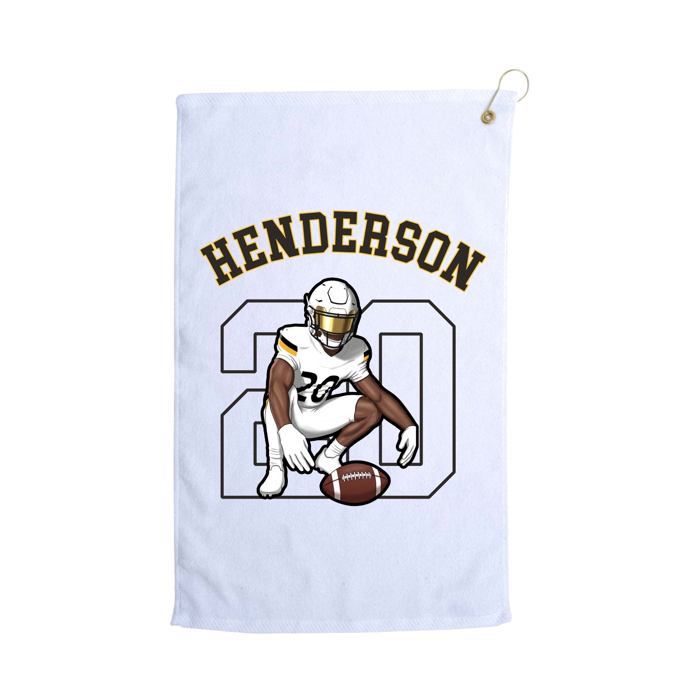 Golf Towel — Shirsey Arch in White