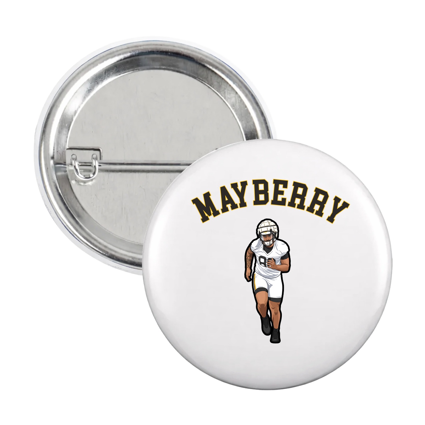 Game Day Button — Shirsey Arch in White