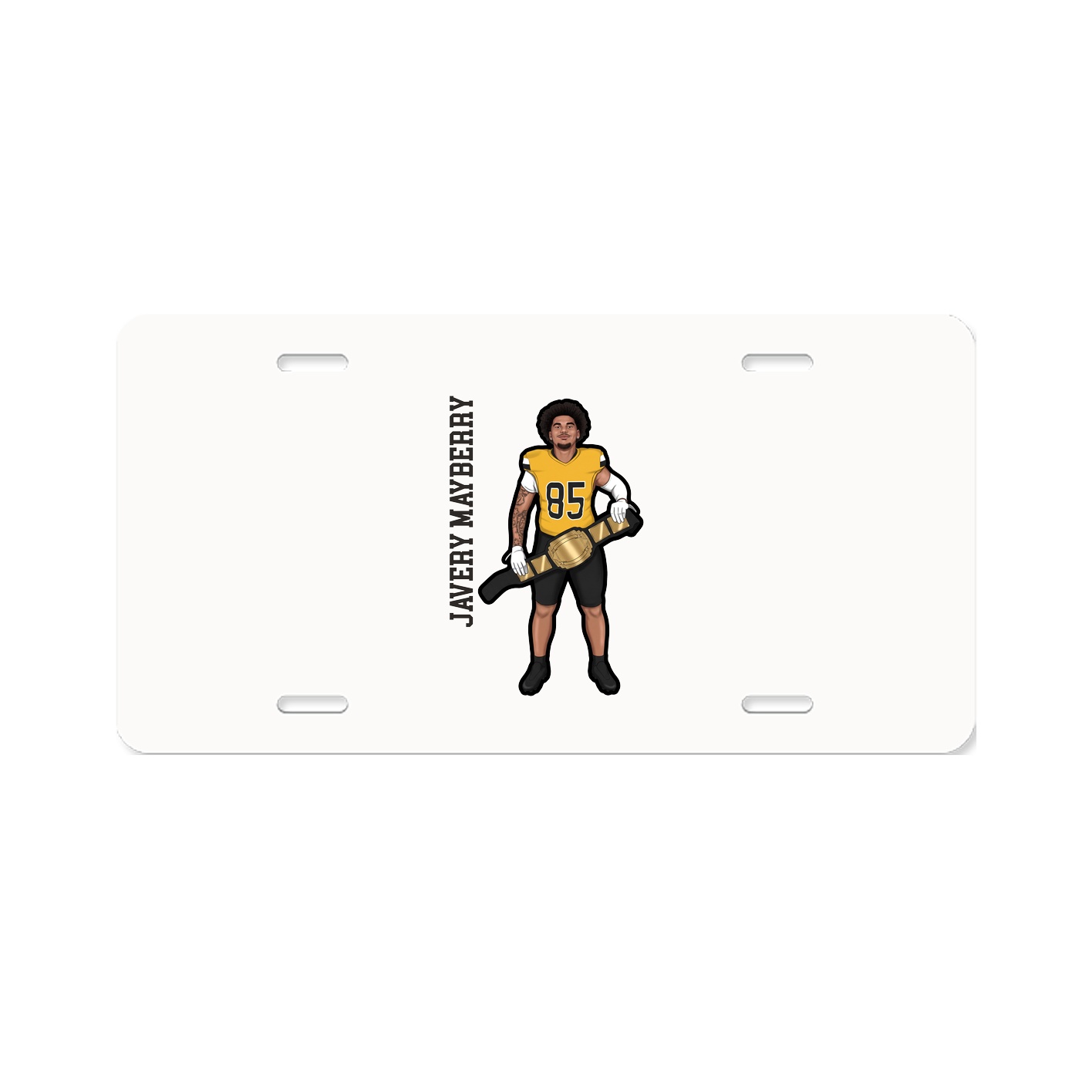 Aluminum License Plate