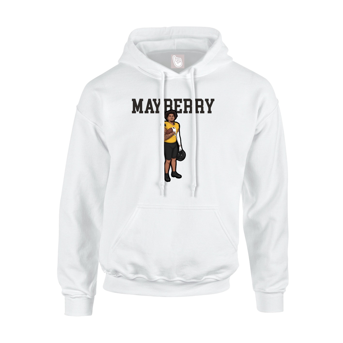 Hoodie — Shirsey in White