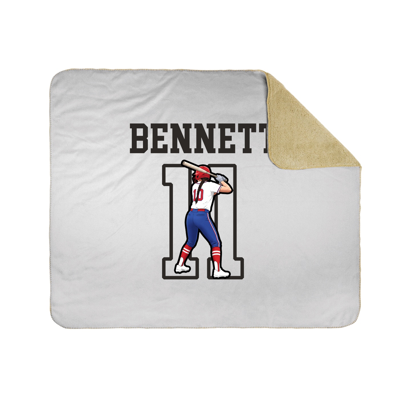 Throw Blanket — Shirsey in White