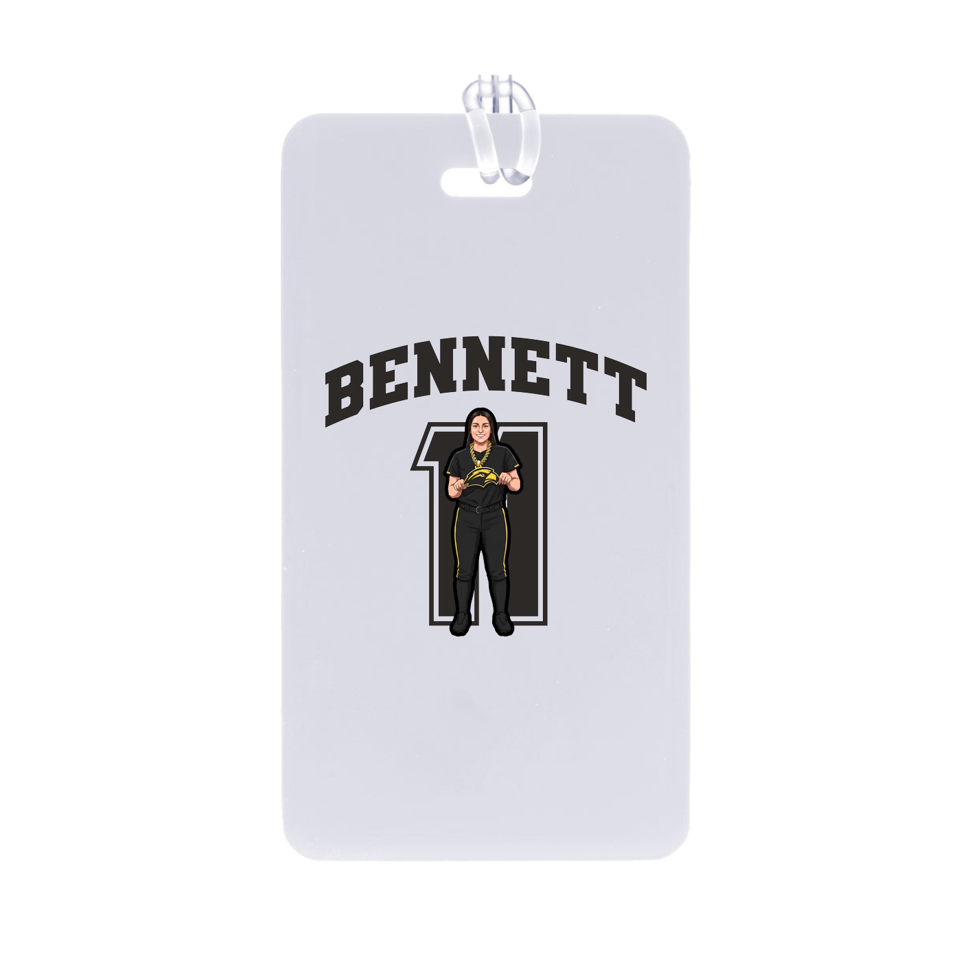 Bag Tag — Number in Classic