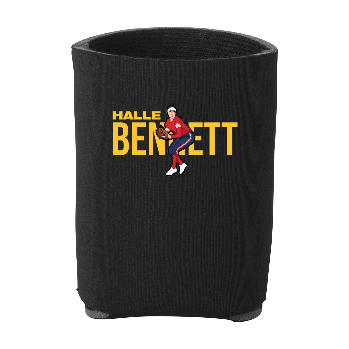 Can Holder — Player Name in Black