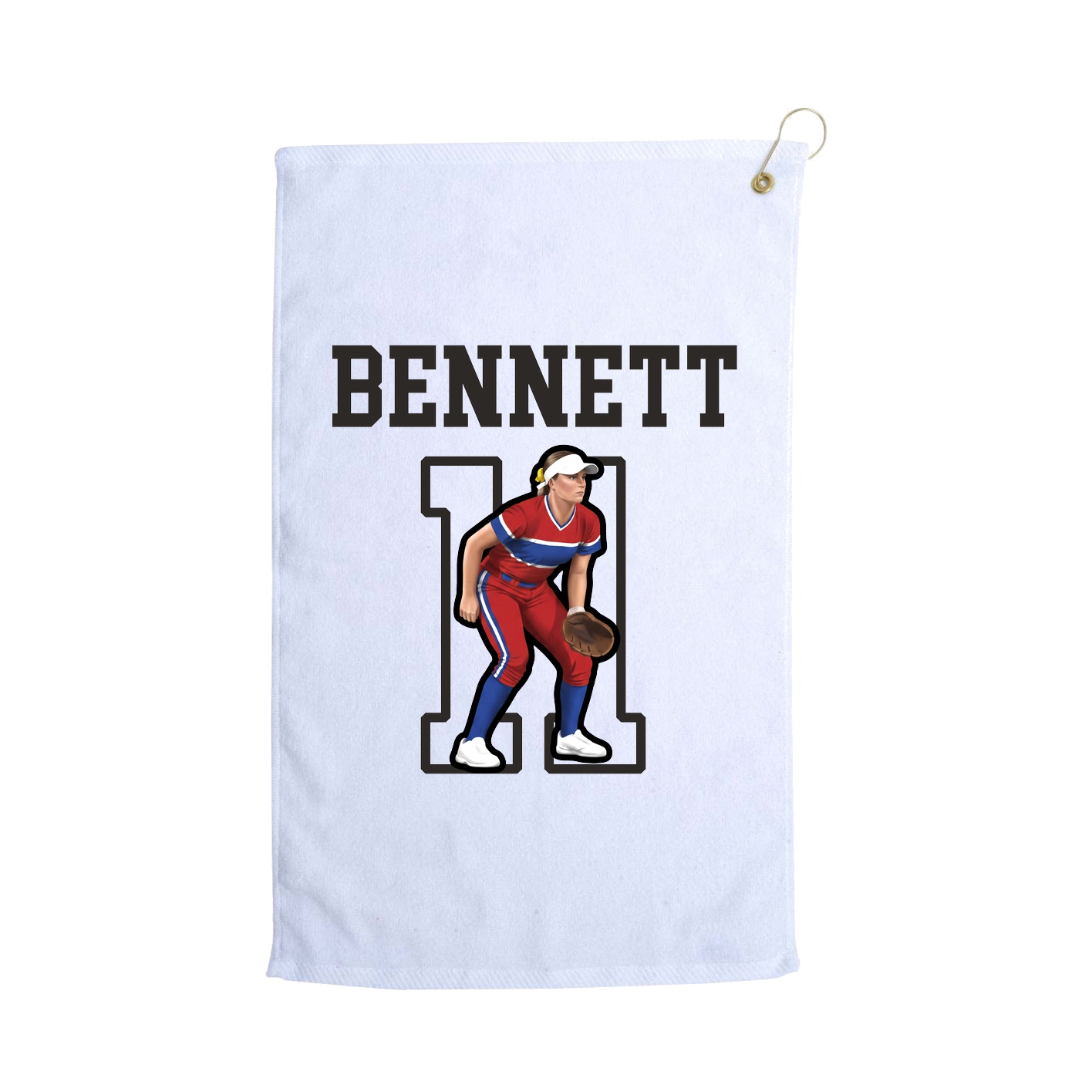 Golf Towel — Shirsey in White
