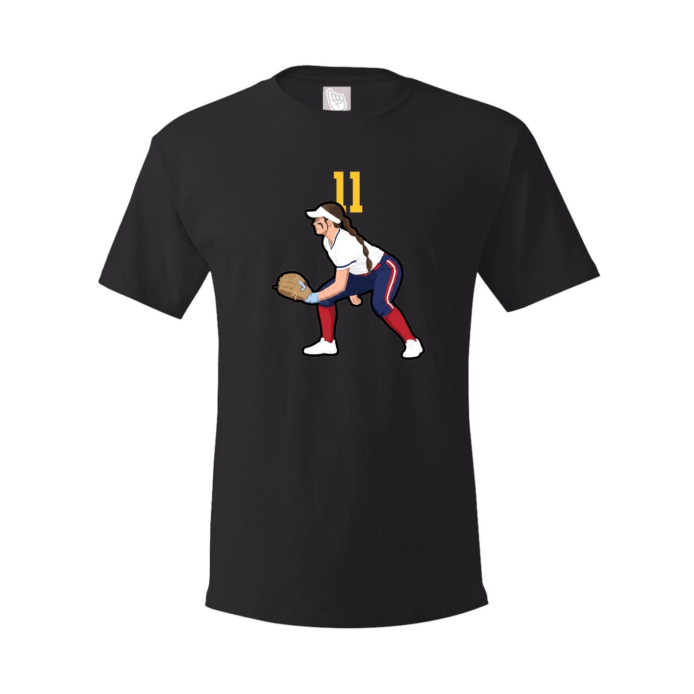Tee — Number Top in Black