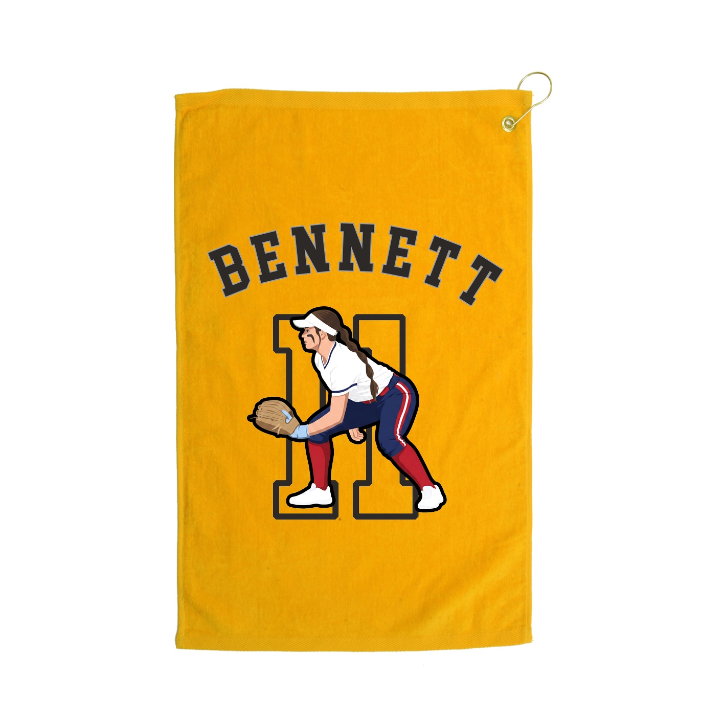 Golf Towel — Shirsey Arch in Gold