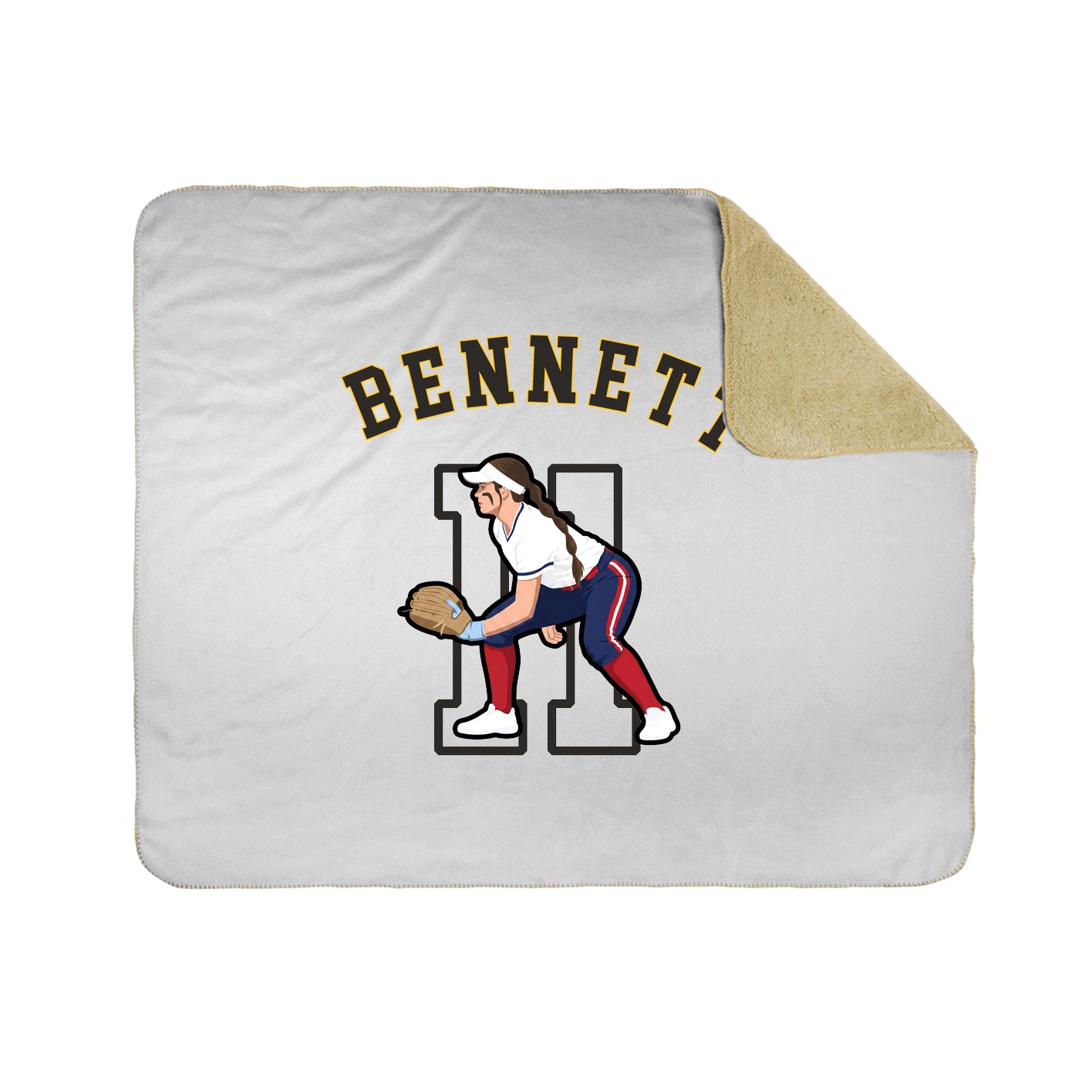 Throw Blanket — Shirsey Arch in White