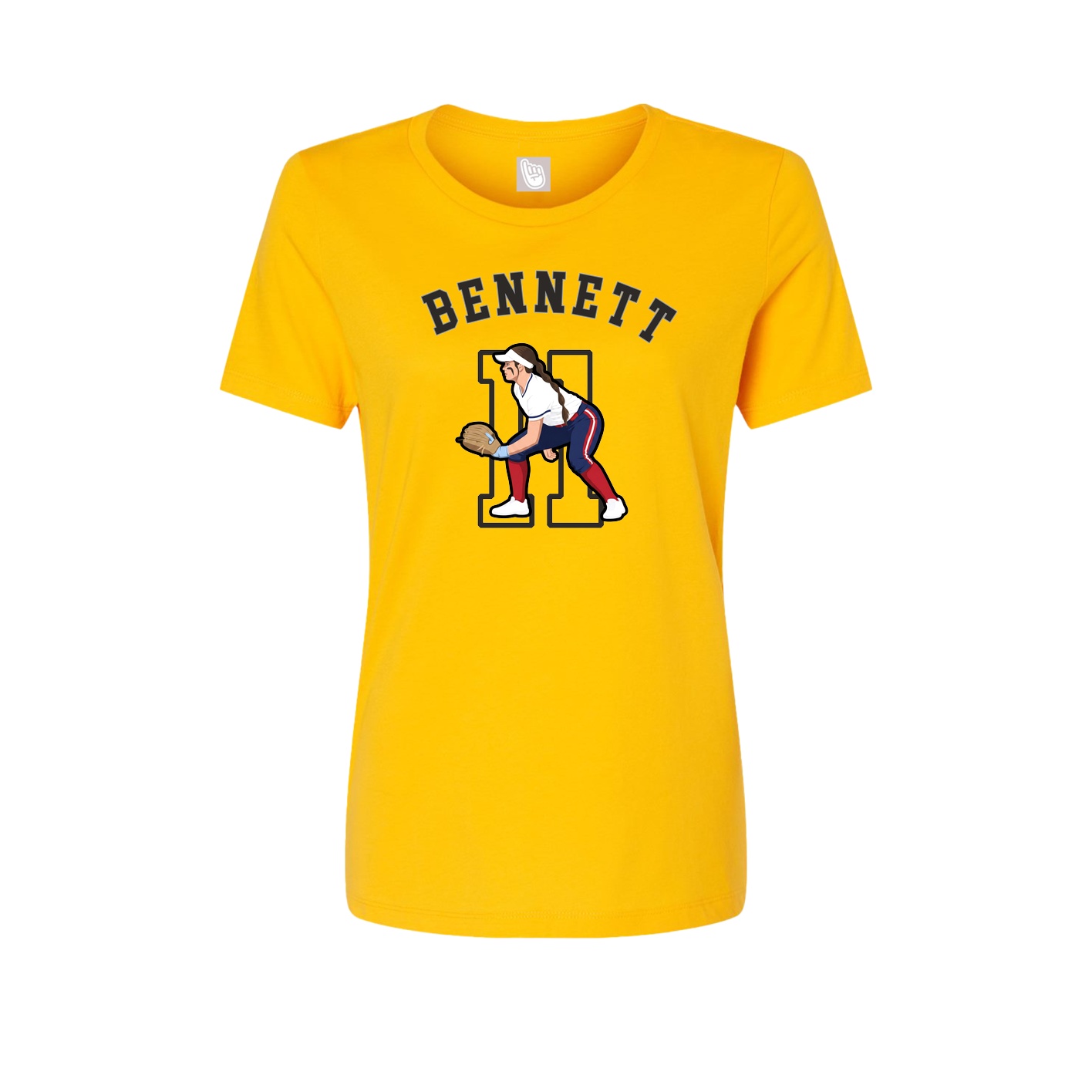 Womens Tee — Shirsey Arch in Gold
